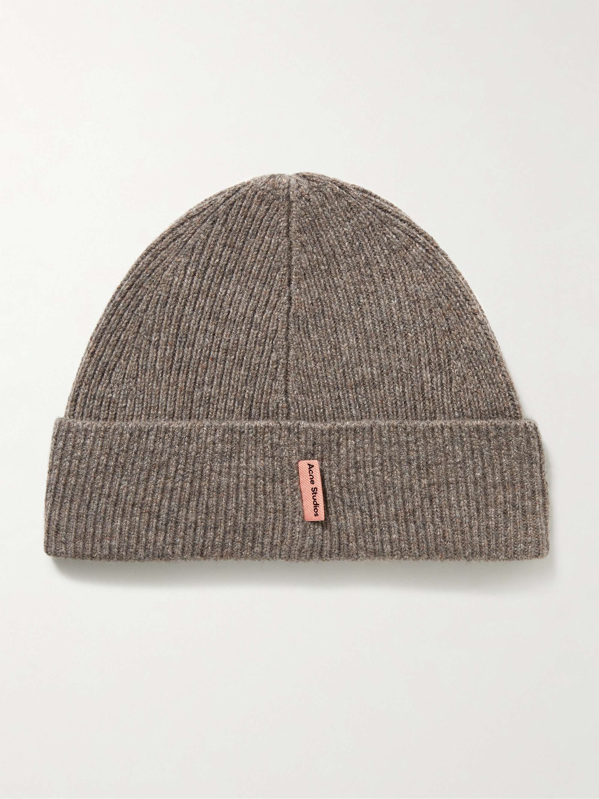 ACNE STUDIOS Ribbed Wool and Cashmere-Blend Beanie