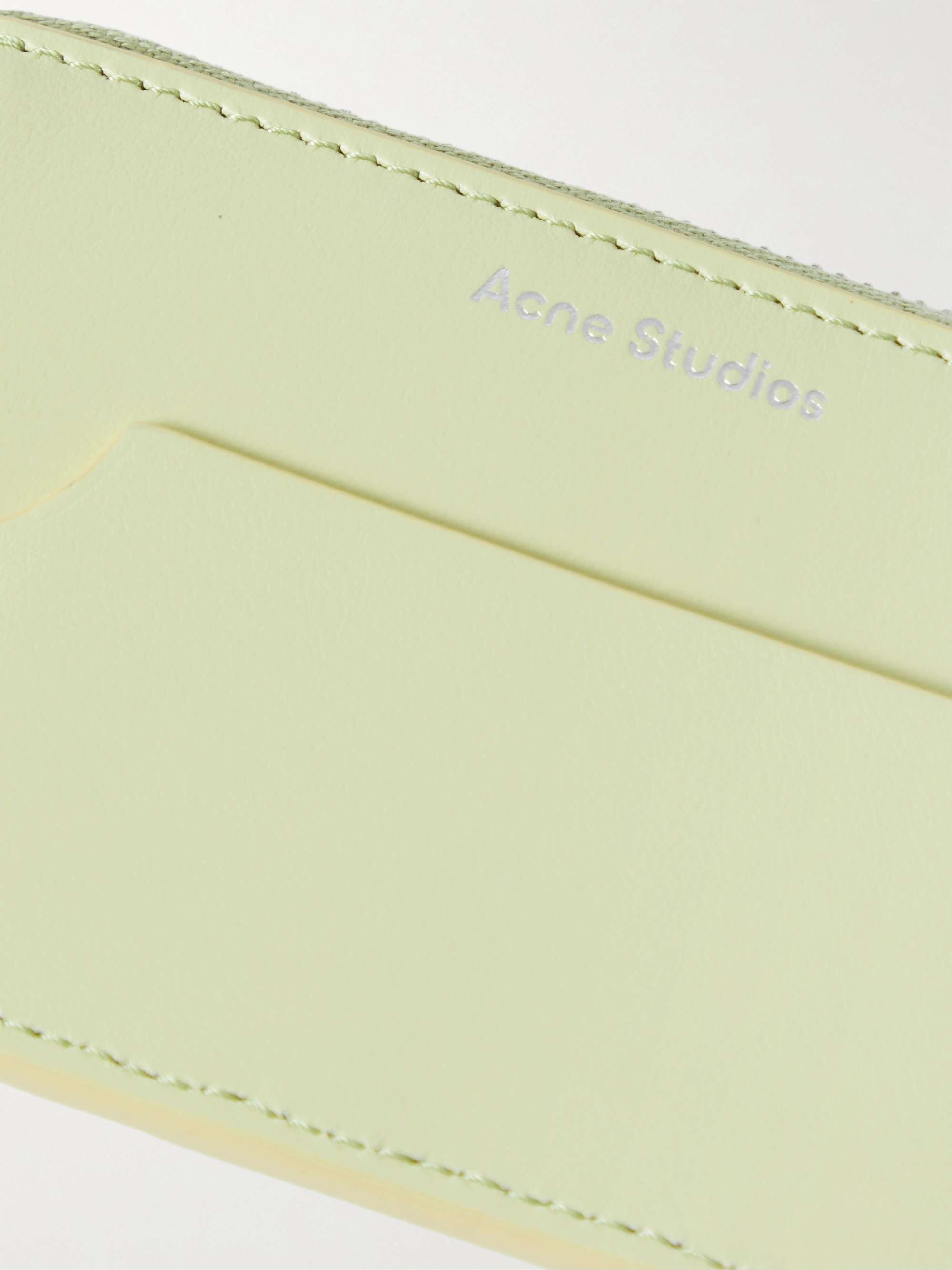 ACNE STUDIOS Logo-Print Leather Zip-Around Wallet