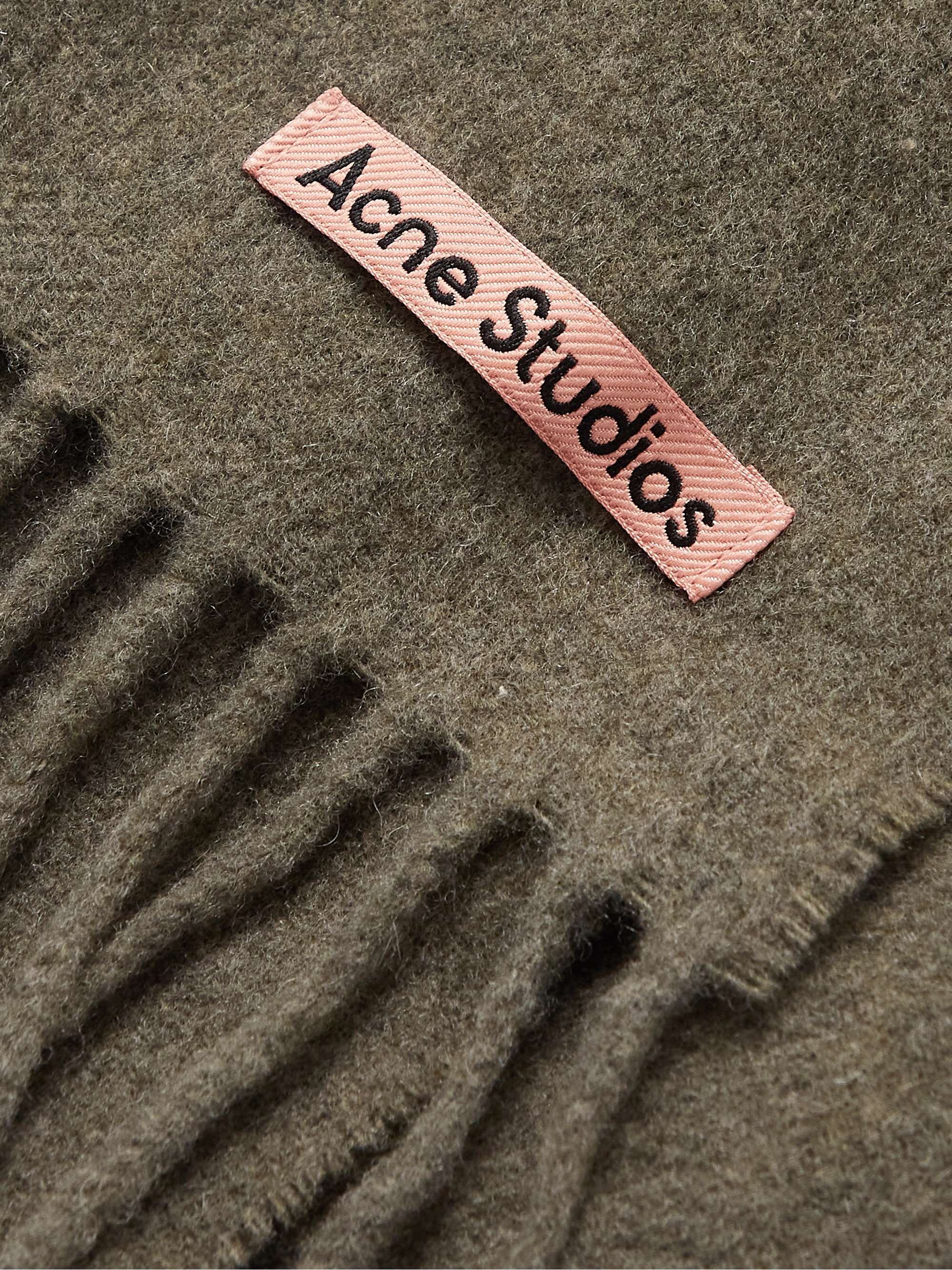 ACNE STUDIOS Canada Skinny Wool Scarf