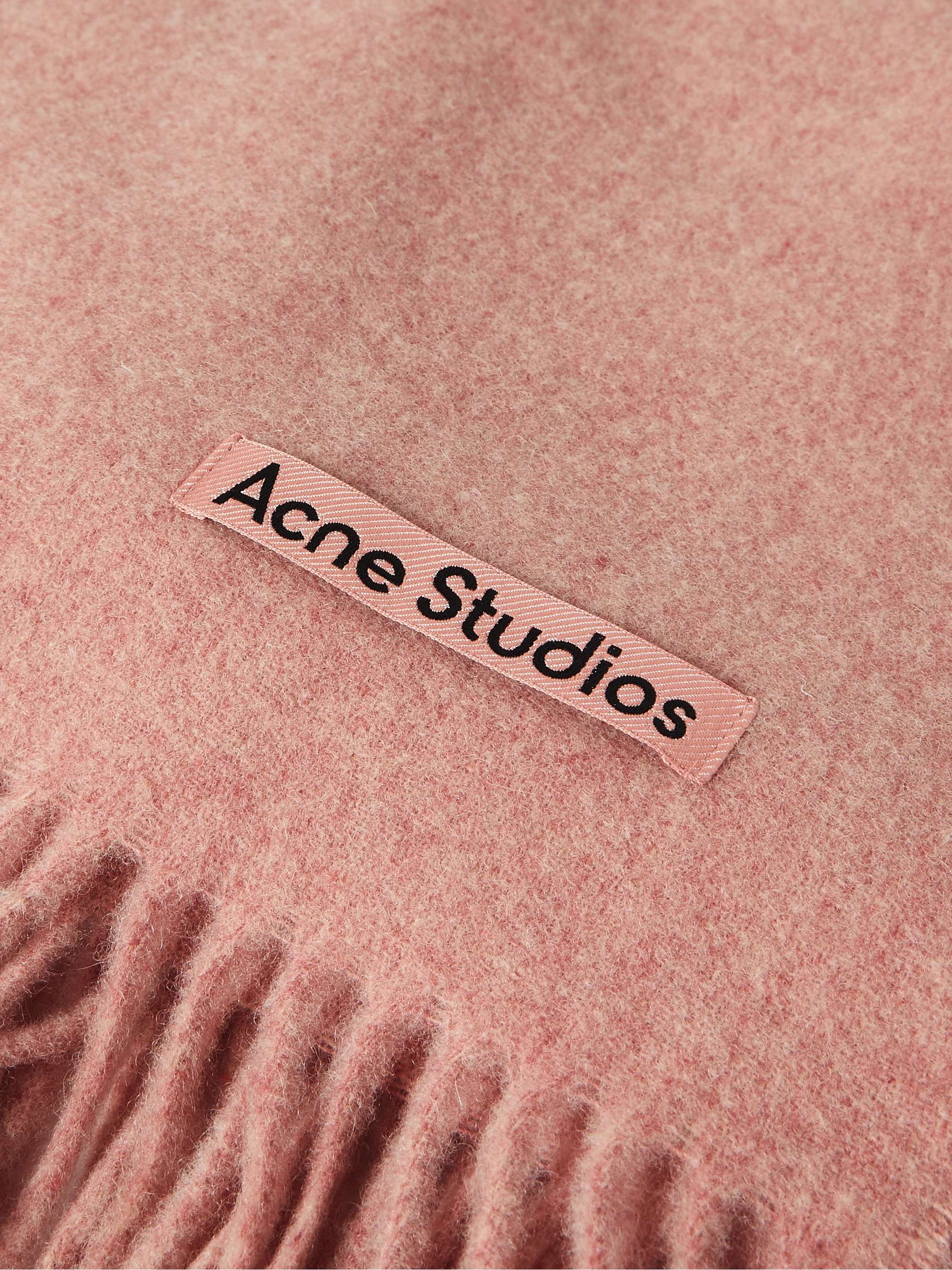 ACNE STUDIOS Canada Fringed Wool Scarf