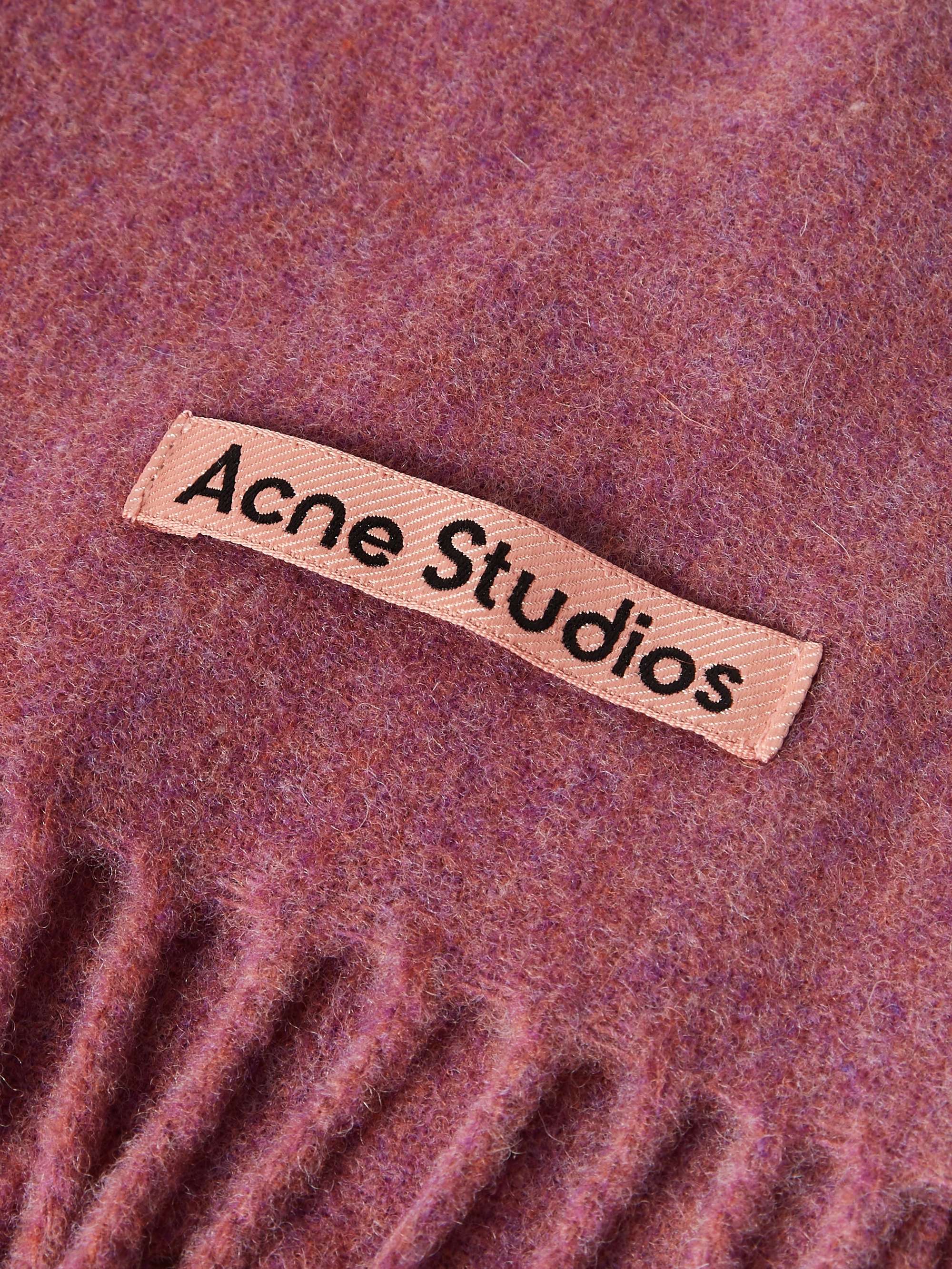 ACNE STUDIOS Canada Skinny Wool Scarf