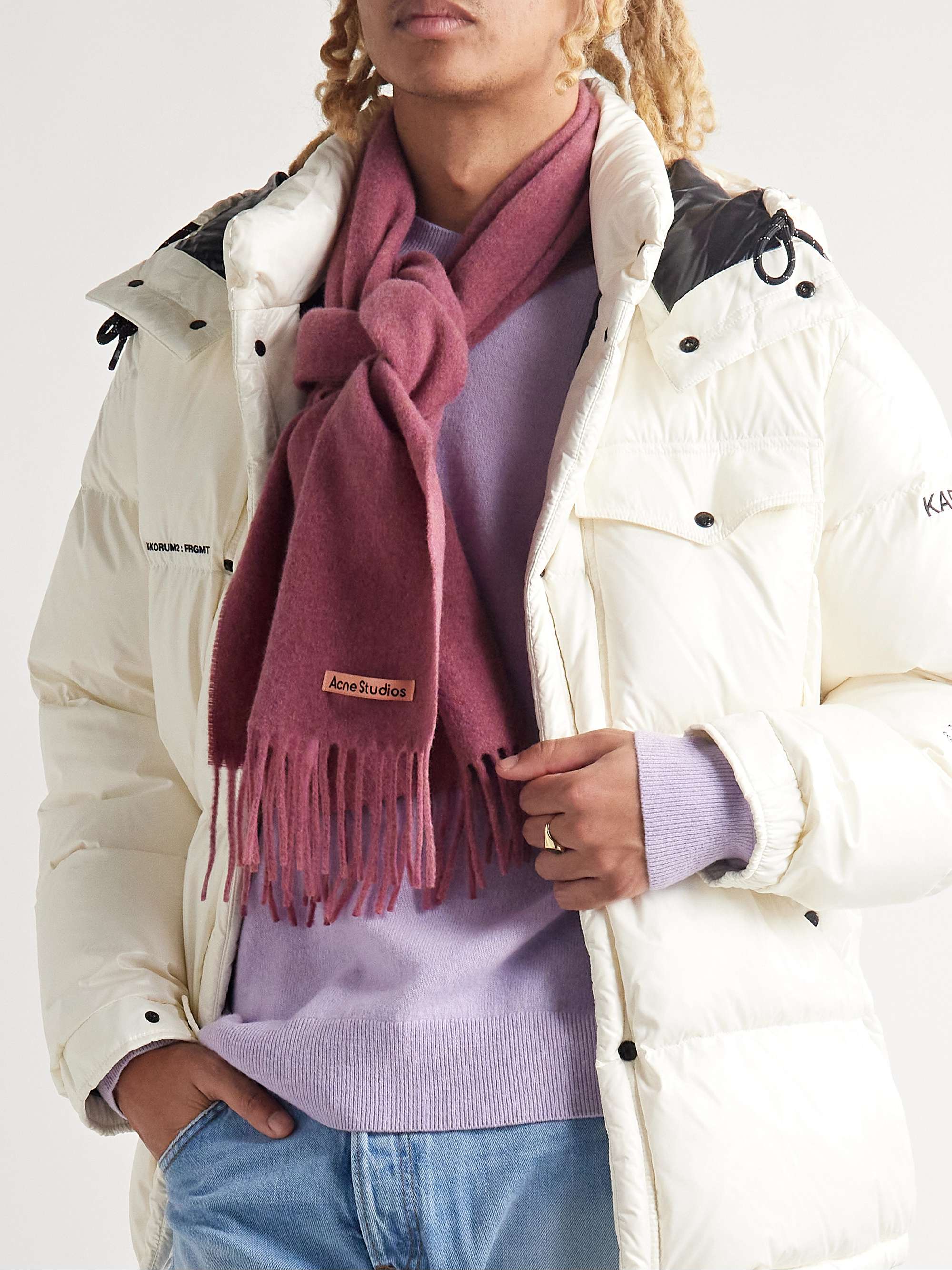 ACNE STUDIOS Canada Skinny Wool Scarf