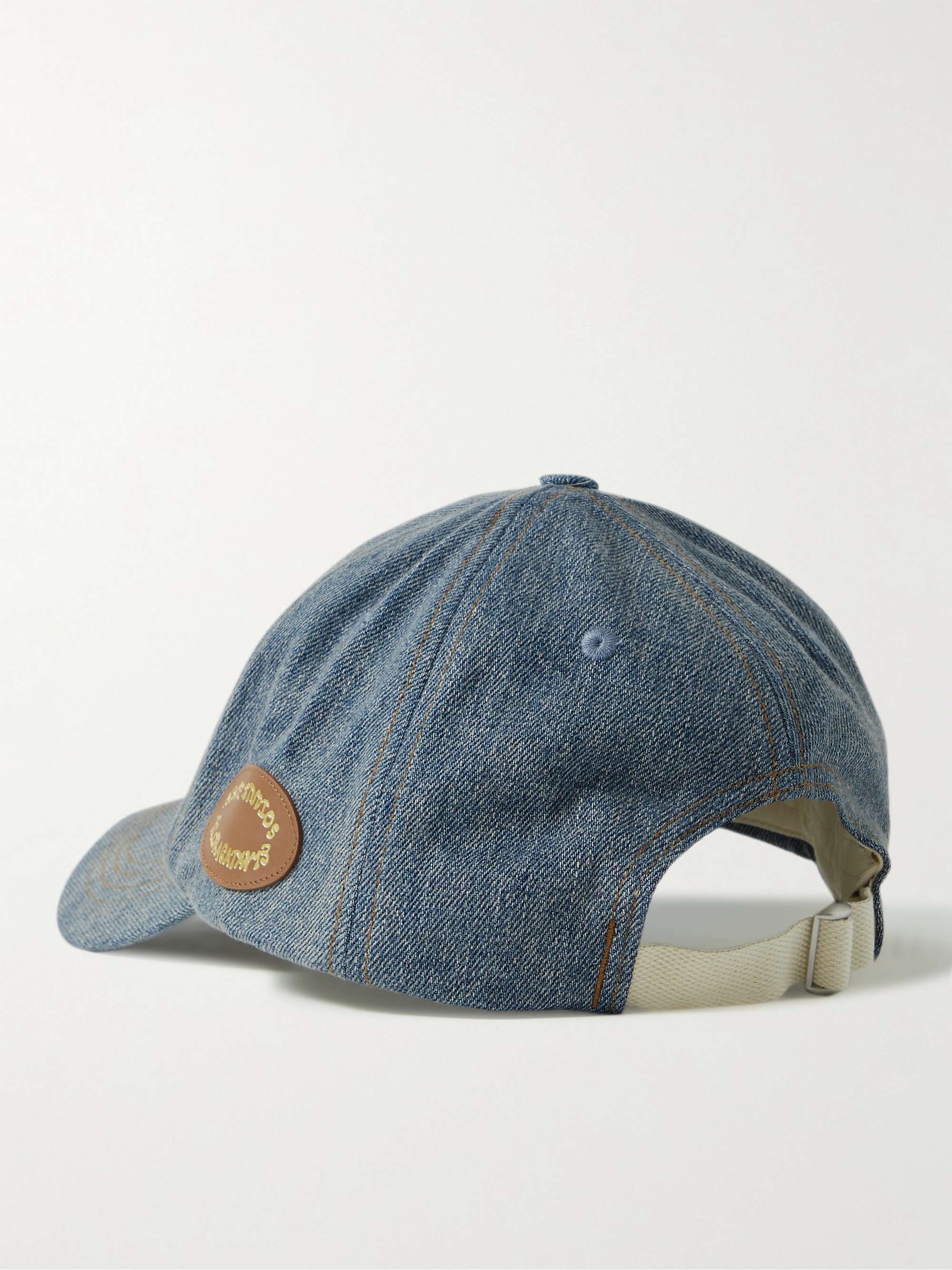 ACNE STUDIOS Carliy Logo-Appliquéd Denim Baseball Cap