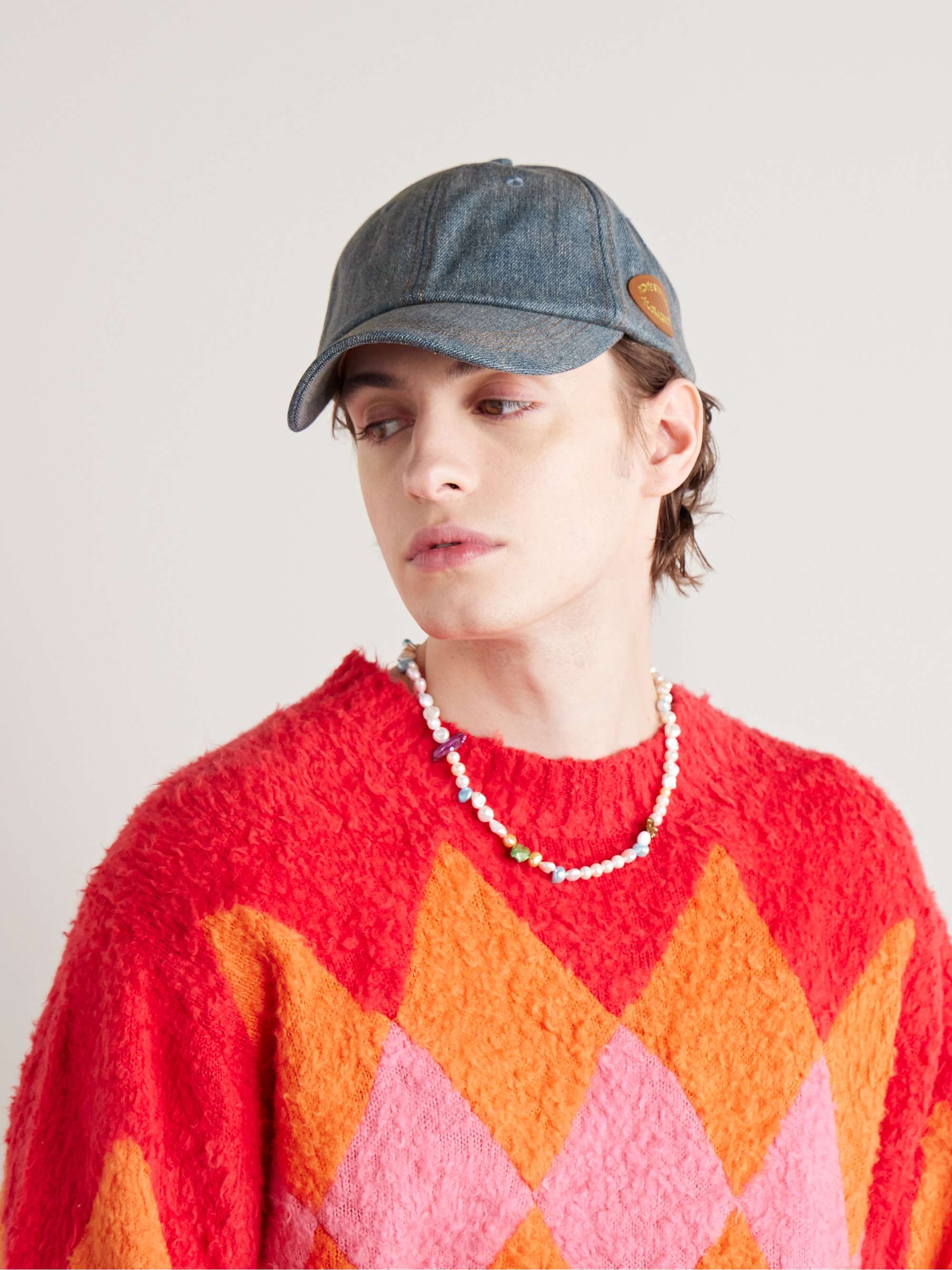 ACNE STUDIOS Carliy Logo-Appliquéd Denim Baseball Cap | MR PORTER