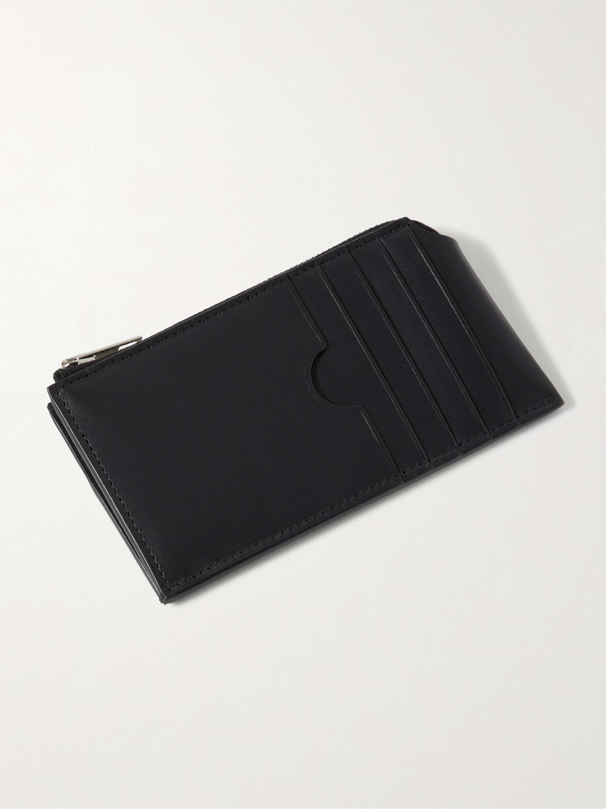 ACNE STUDIOS Logo-Print Leather Zip-Around Wallet