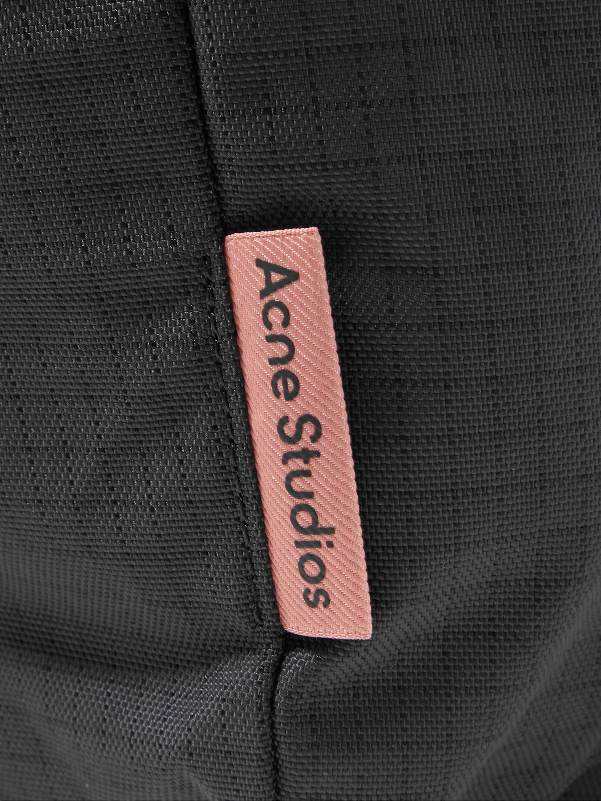 ACNE STUDIOS Logo-Embossed Suede-Trimmed Nylon-Ripstop Backpack
