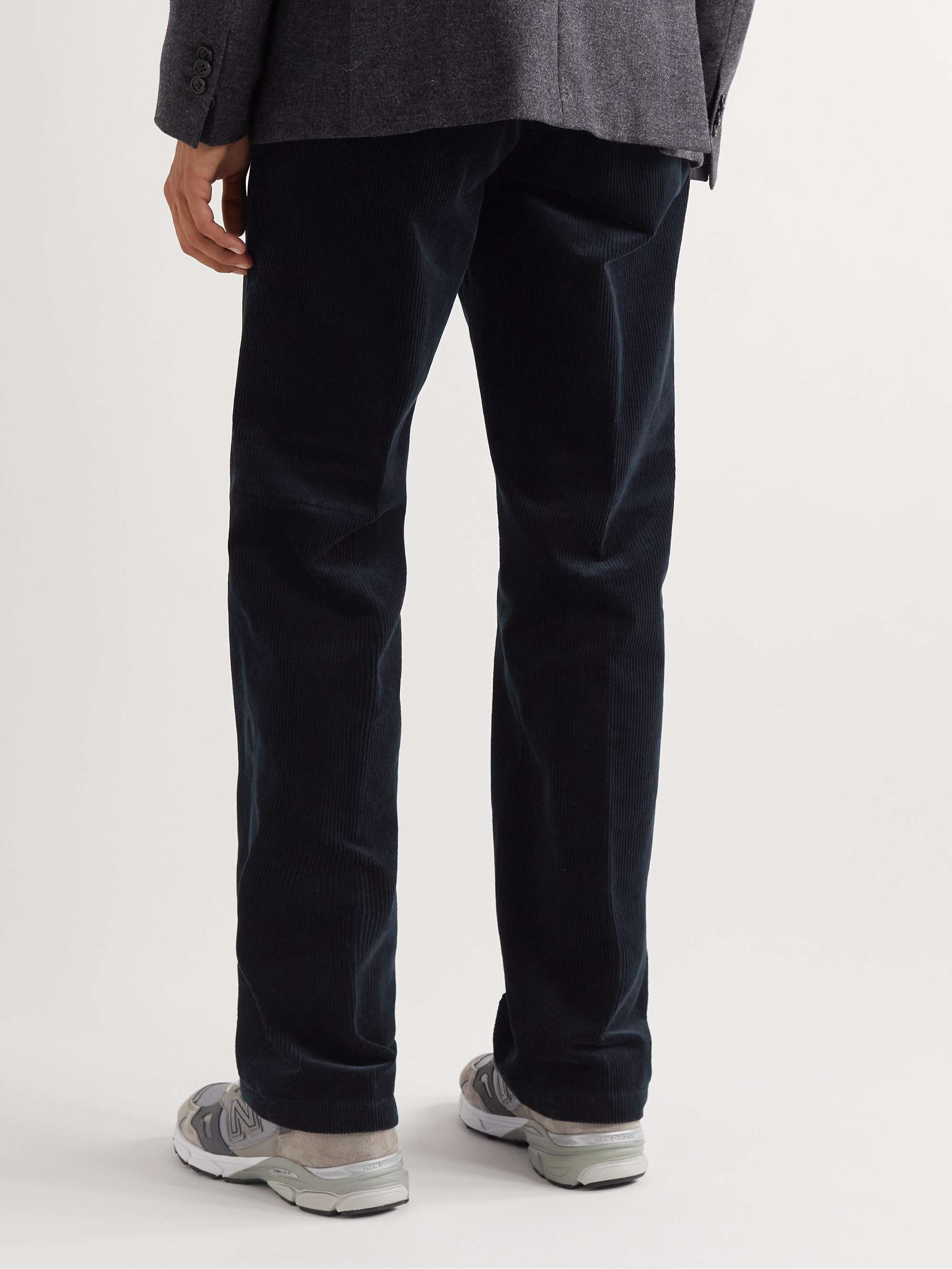 ASPESI Straight-Leg Cotton-Corduroy Trousers