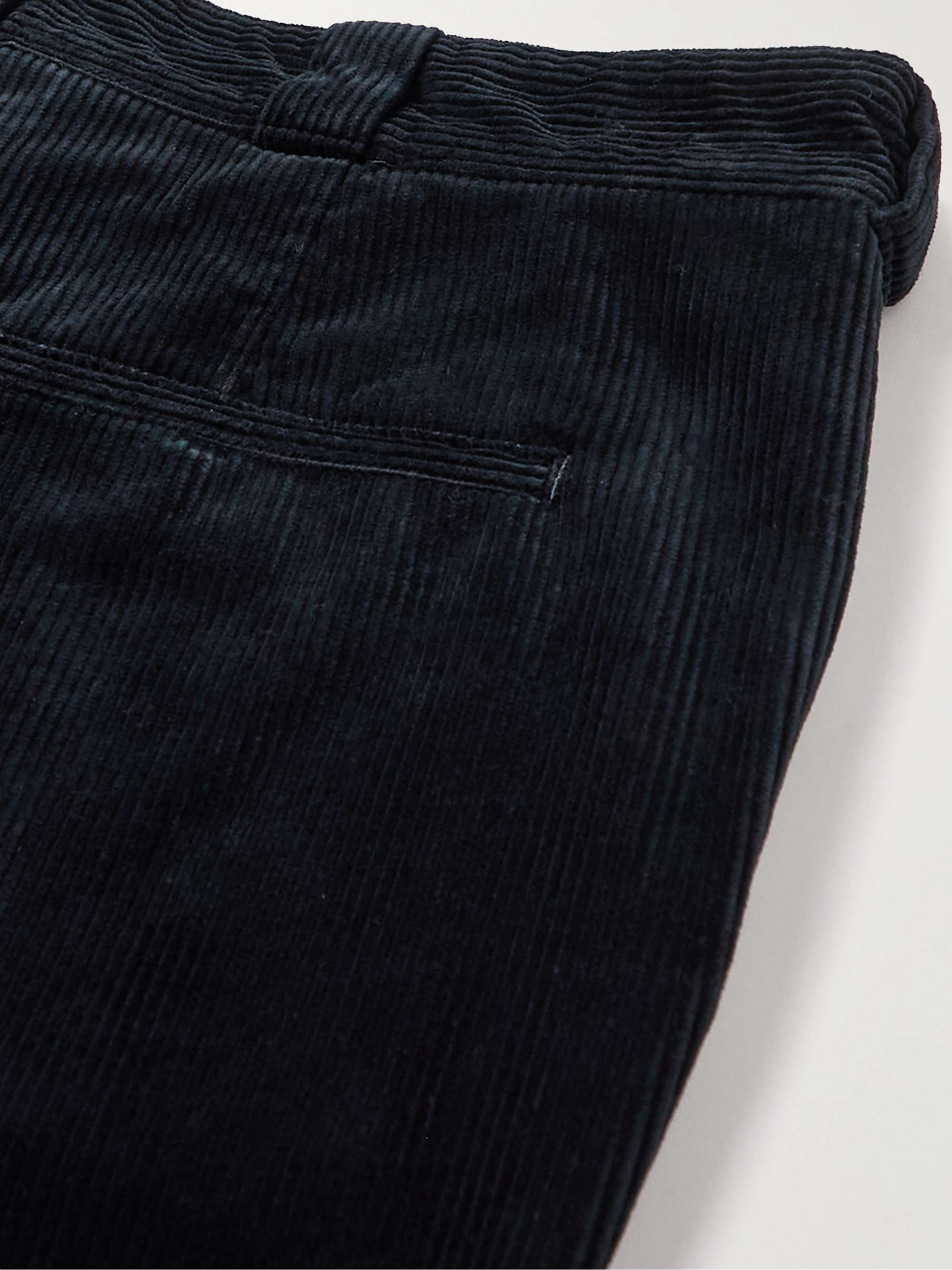 ASPESI Straight-Leg Cotton-Corduroy Trousers