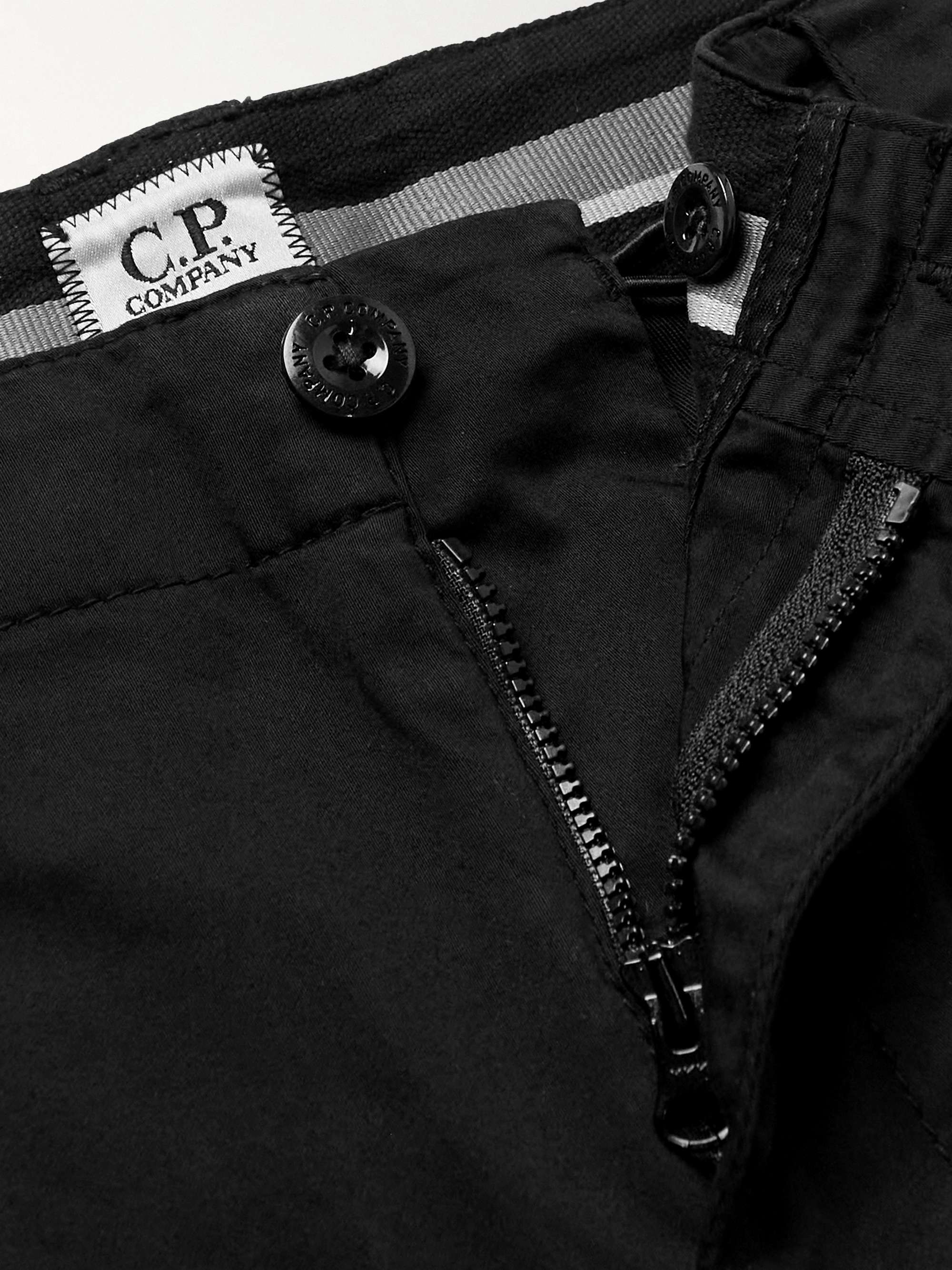 C.P. COMPANY Straight-Leg Cotton-Blend Cargo Shorts