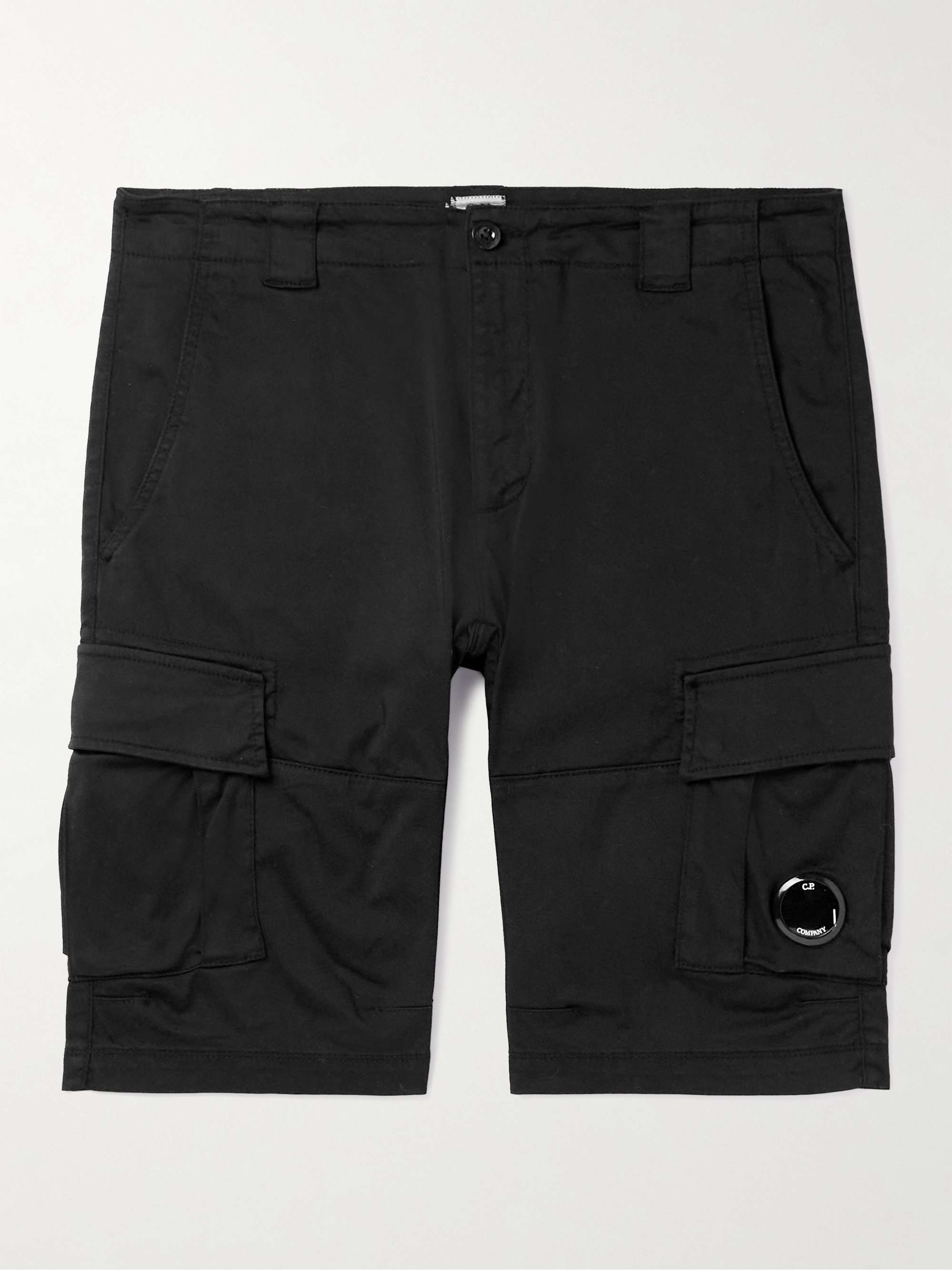 C.P. COMPANY Straight-Leg Cotton-Blend Cargo Shorts