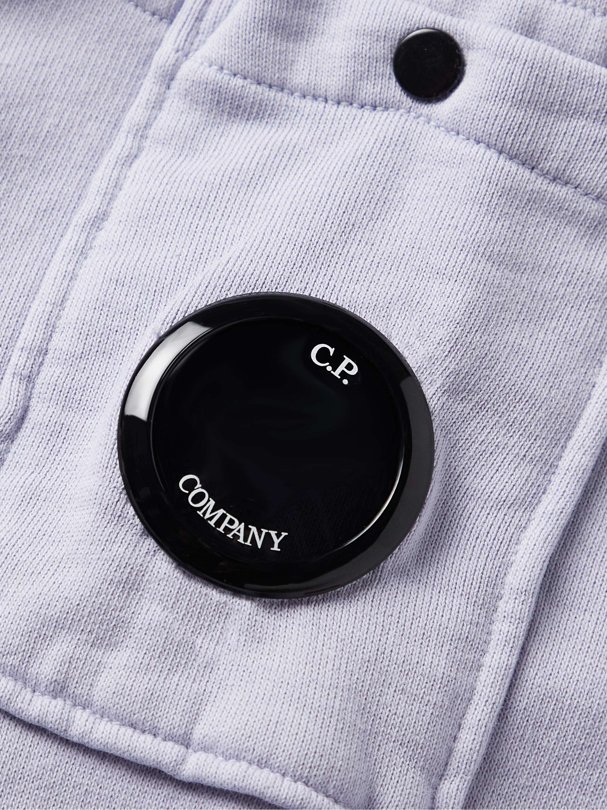 C.P. COMPANY Logo-Appliquéd Cotton-Jersey Sweatshirt