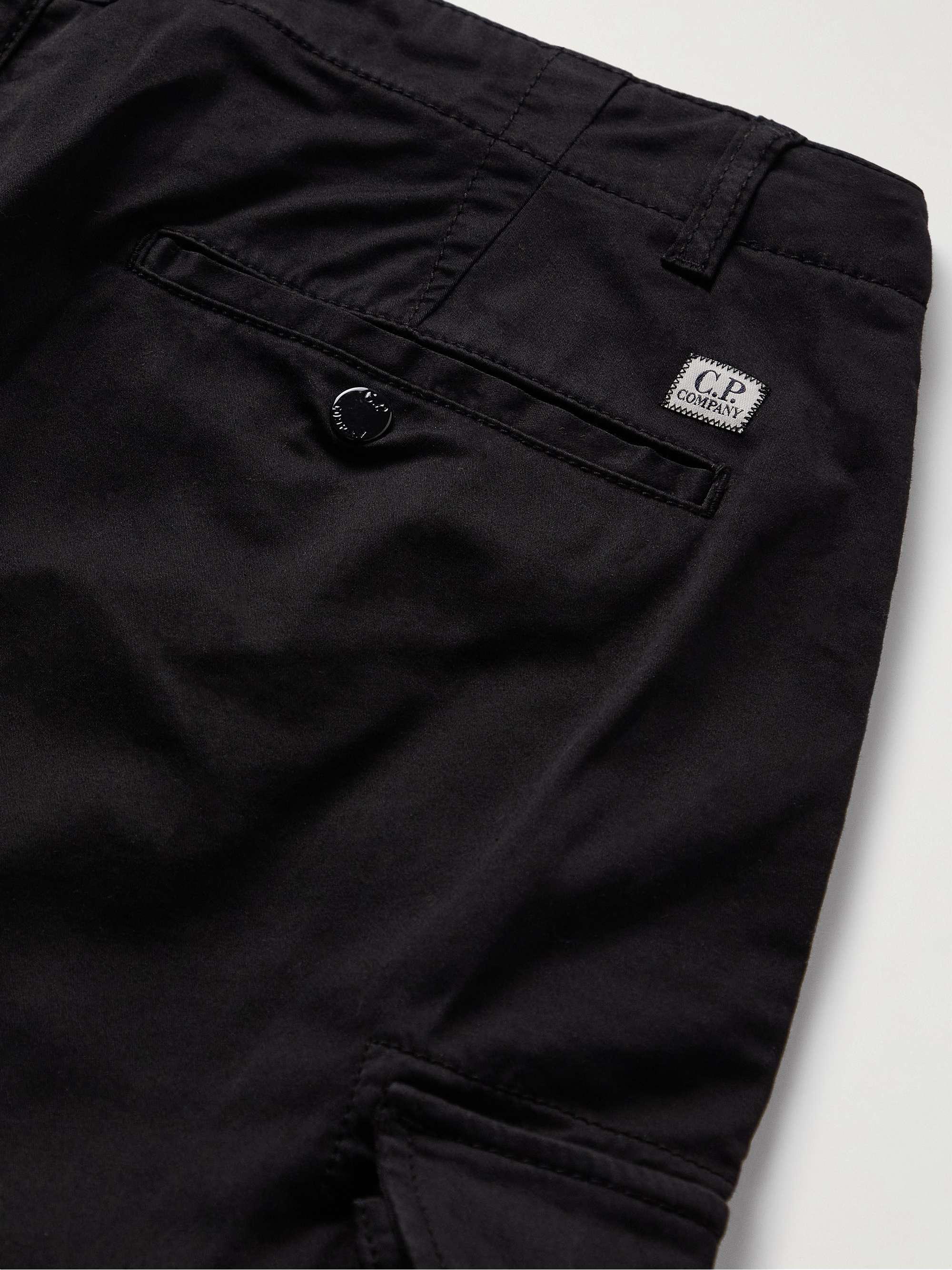 C.P. COMPANY Slim-Fit Logo-Appliquéd Cotton-Blend Cargo Trousers