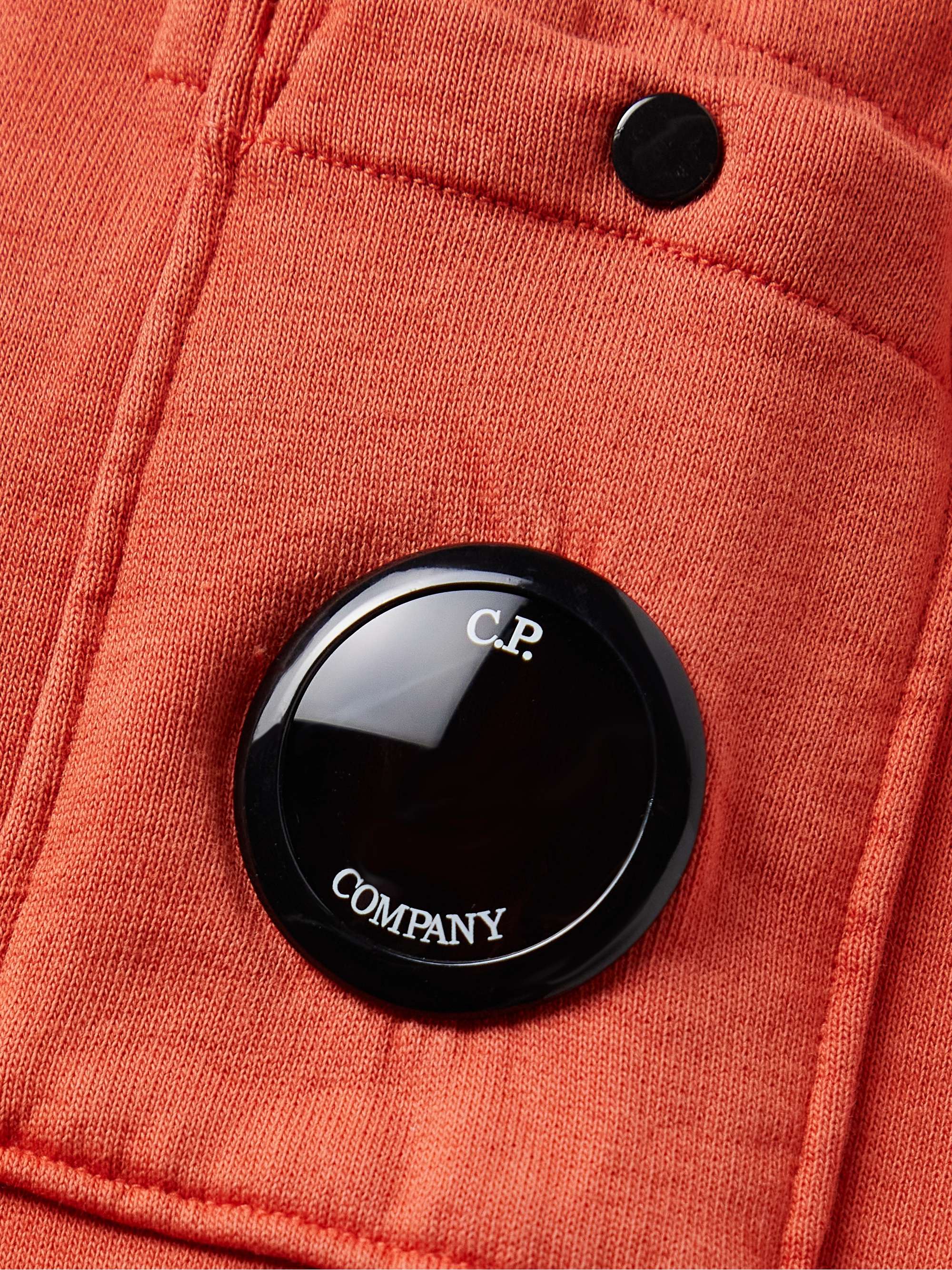 C.P. COMPANY Logo-Appliquéd Cotton-Jersey Sweatshirt