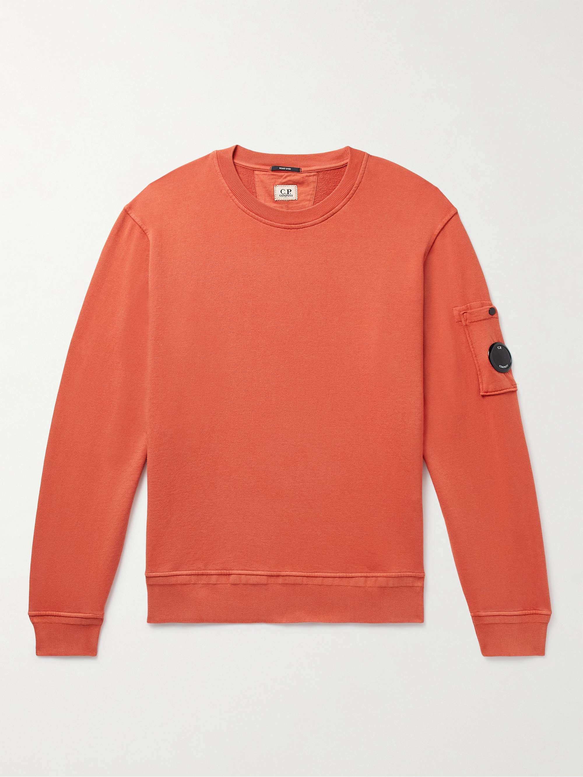 C.P. COMPANY Logo-Appliquéd Cotton-Jersey Sweatshirt