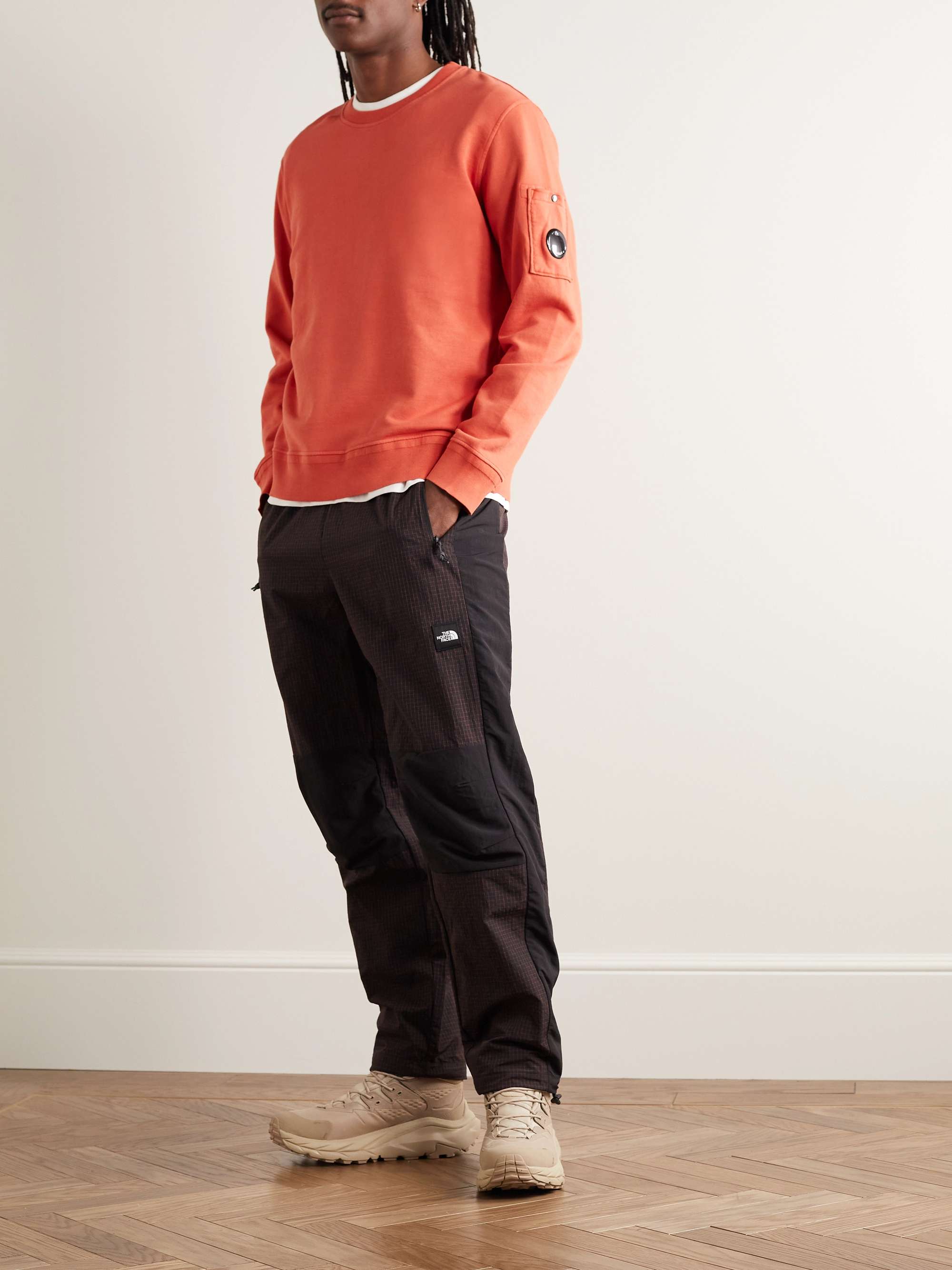 C.P. COMPANY Logo-Appliquéd Cotton-Jersey Sweatshirt