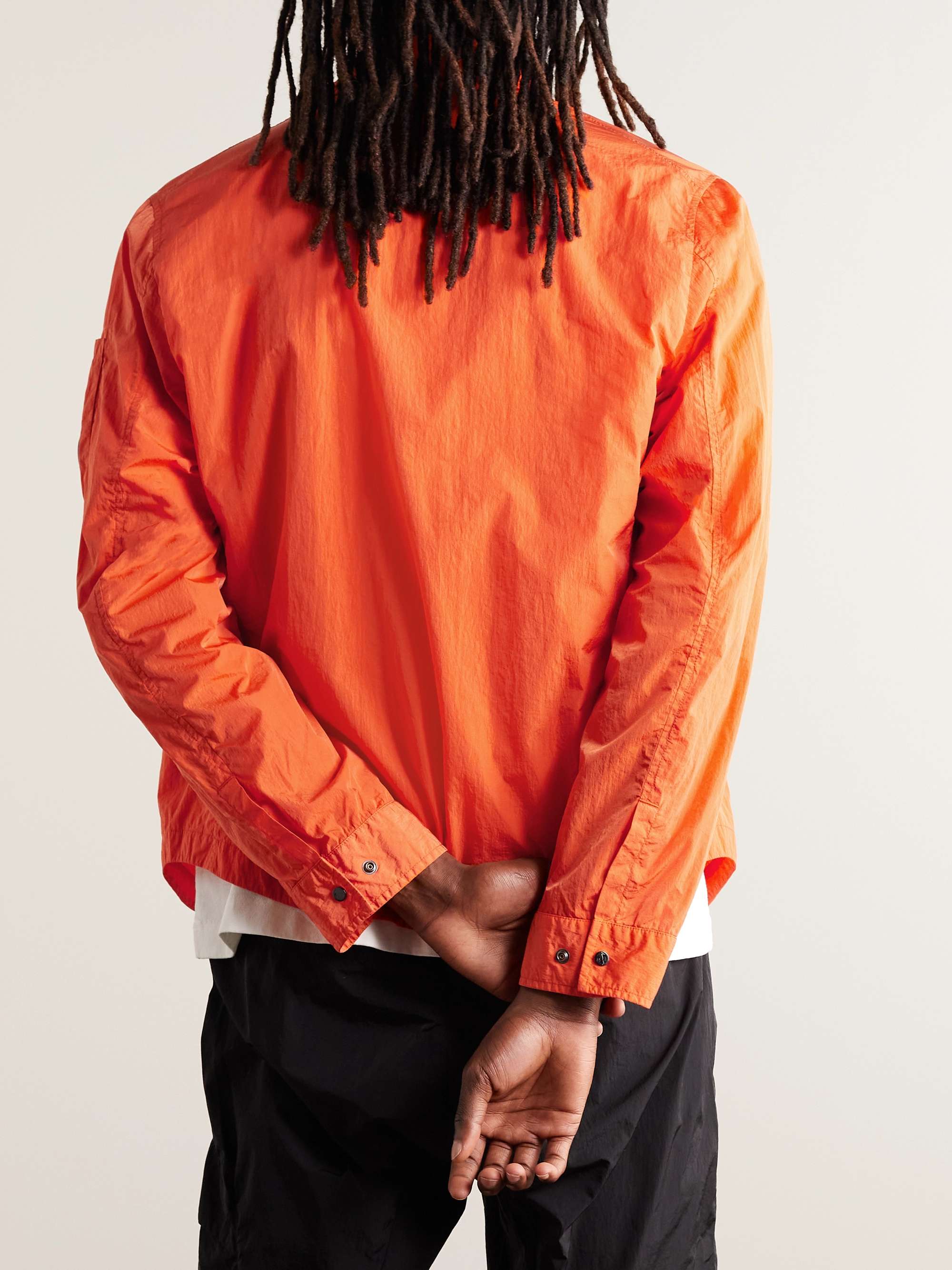 C.P. COMPANY Garment-Dyed Chrome-R Overshirt