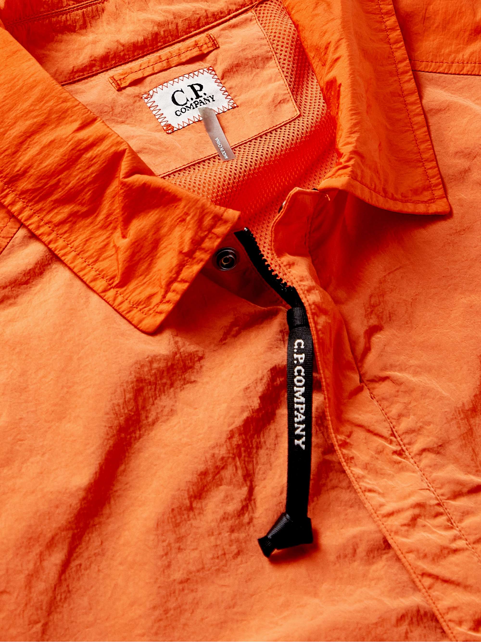 C.P. COMPANY Garment-Dyed Chrome-R Overshirt