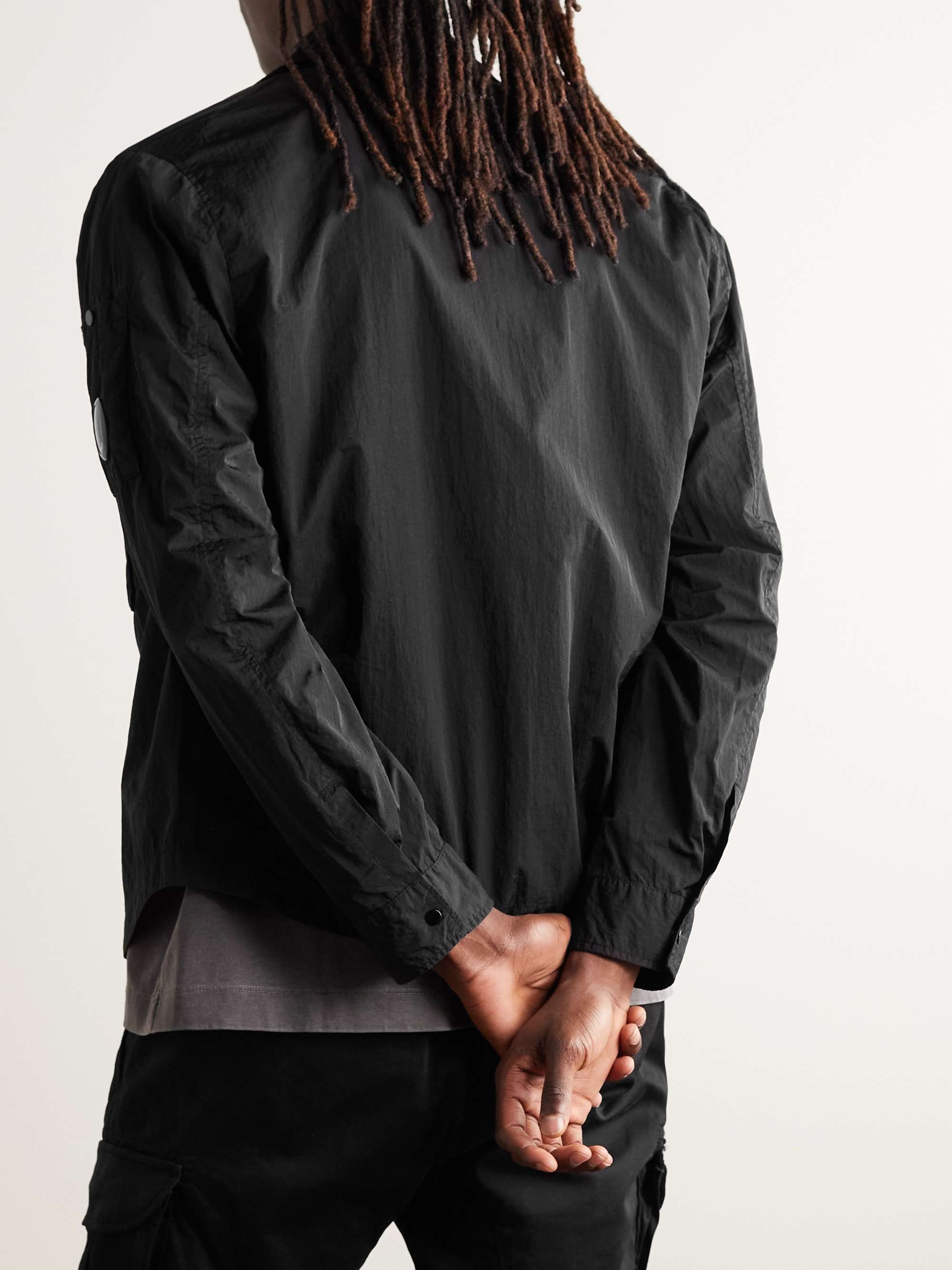 C.P. COMPANY Garment-Dyed Chrome-R Overshirt