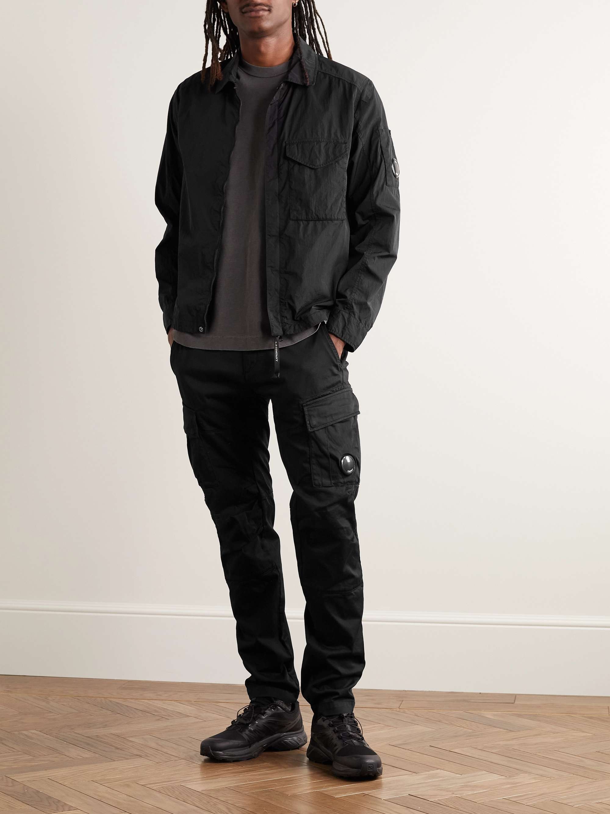 C.P. COMPANY Garment-Dyed Chrome-R Overshirt