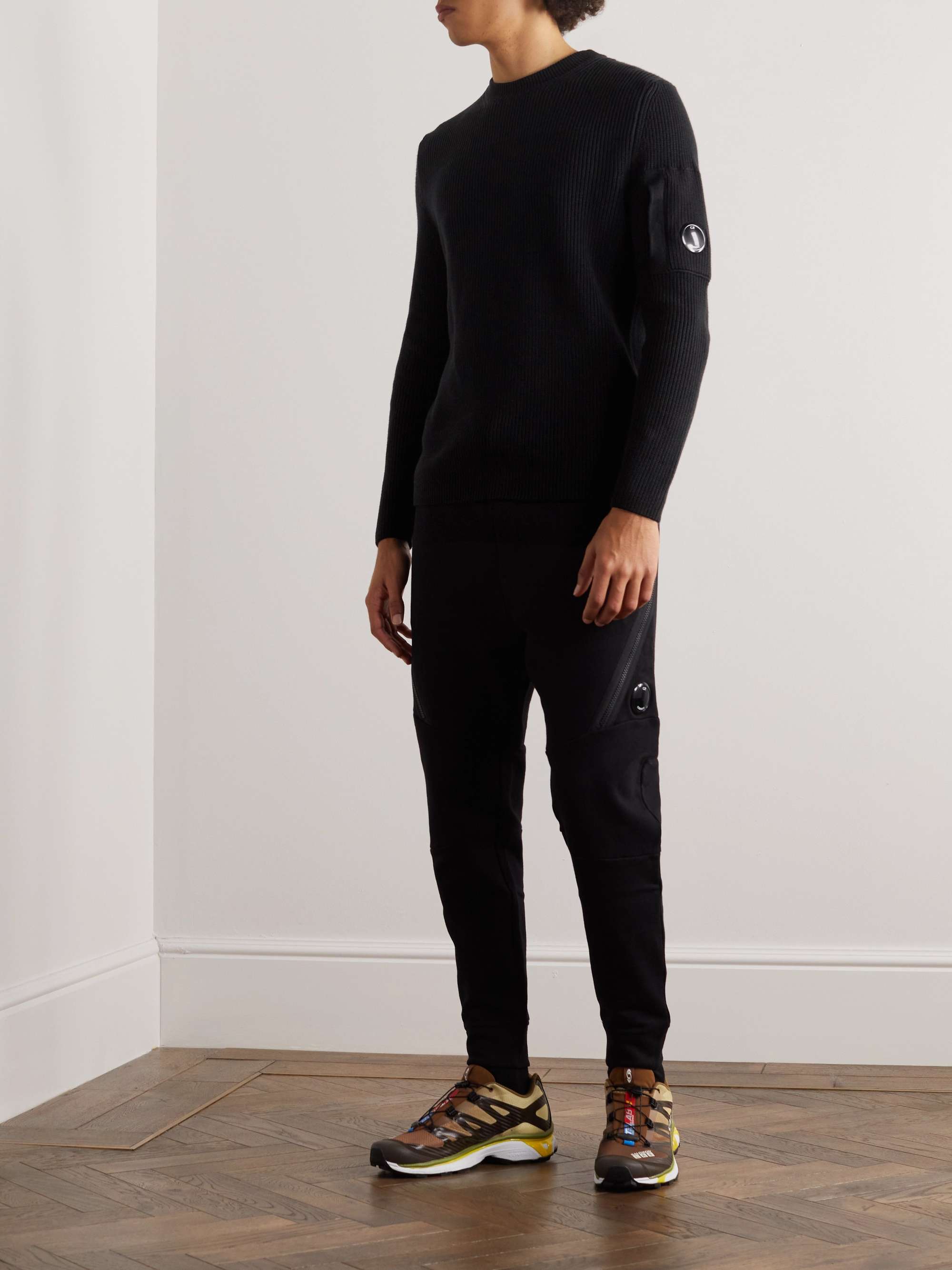 C.P. COMPANY Slim-Fit Ribbed Sea Island Cotton Sweater
