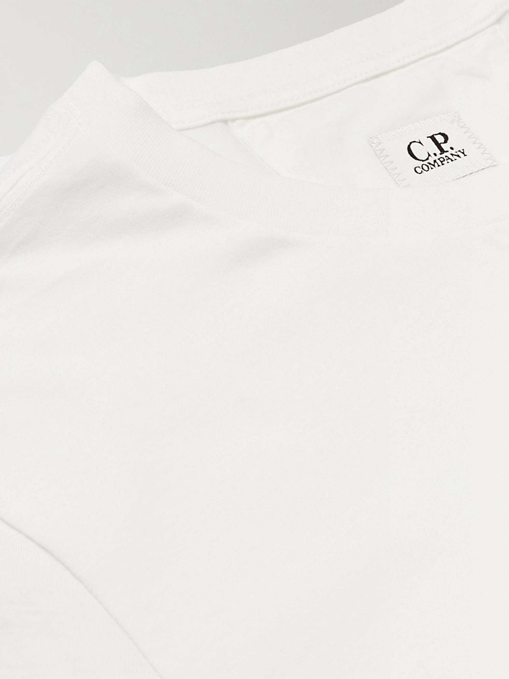 C.P. COMPANY Logo-Appliquéd Cotton-Jersey T-Shirt