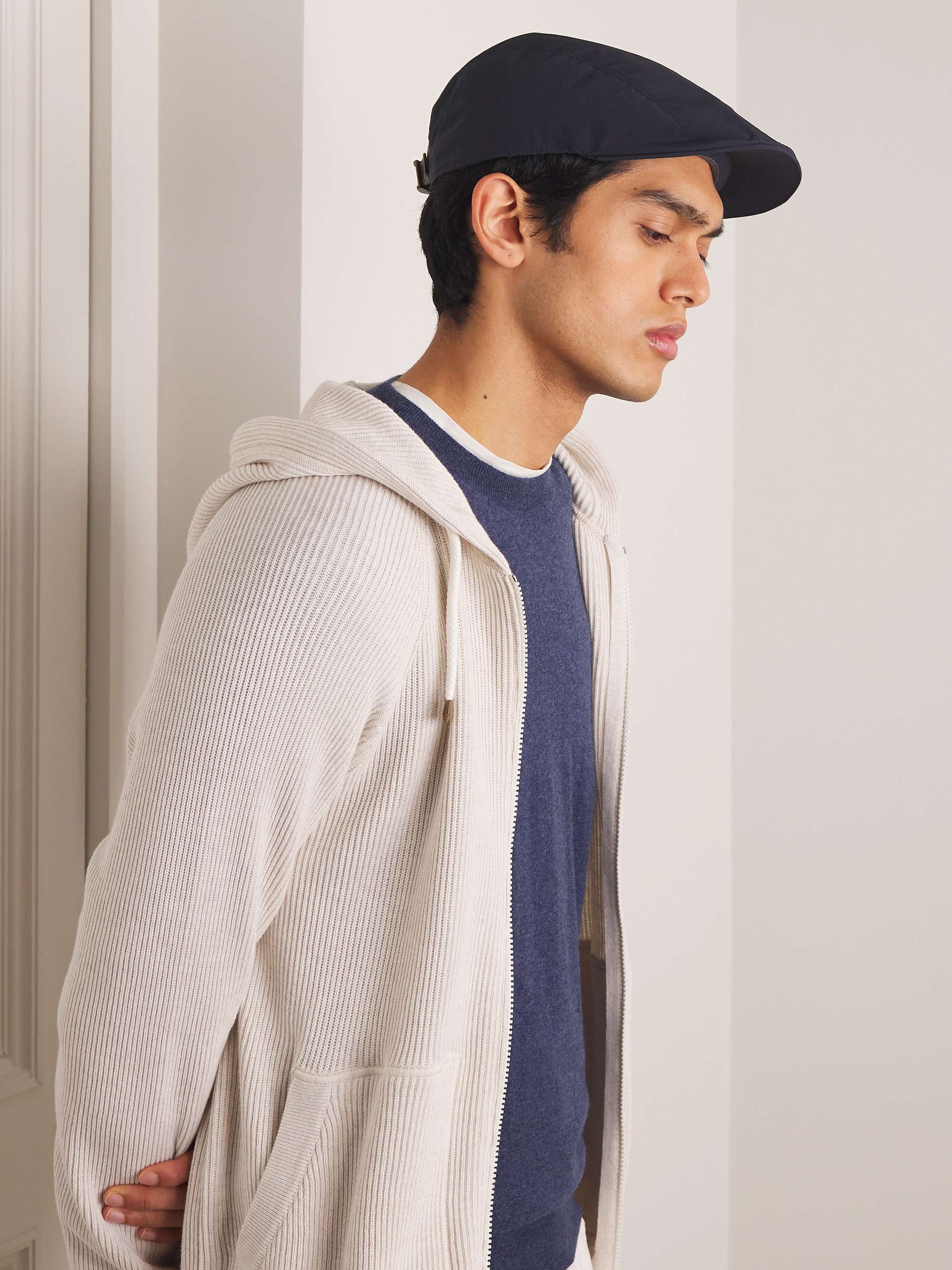 BRUNELLO CUCINELLI Shell Flat Cap