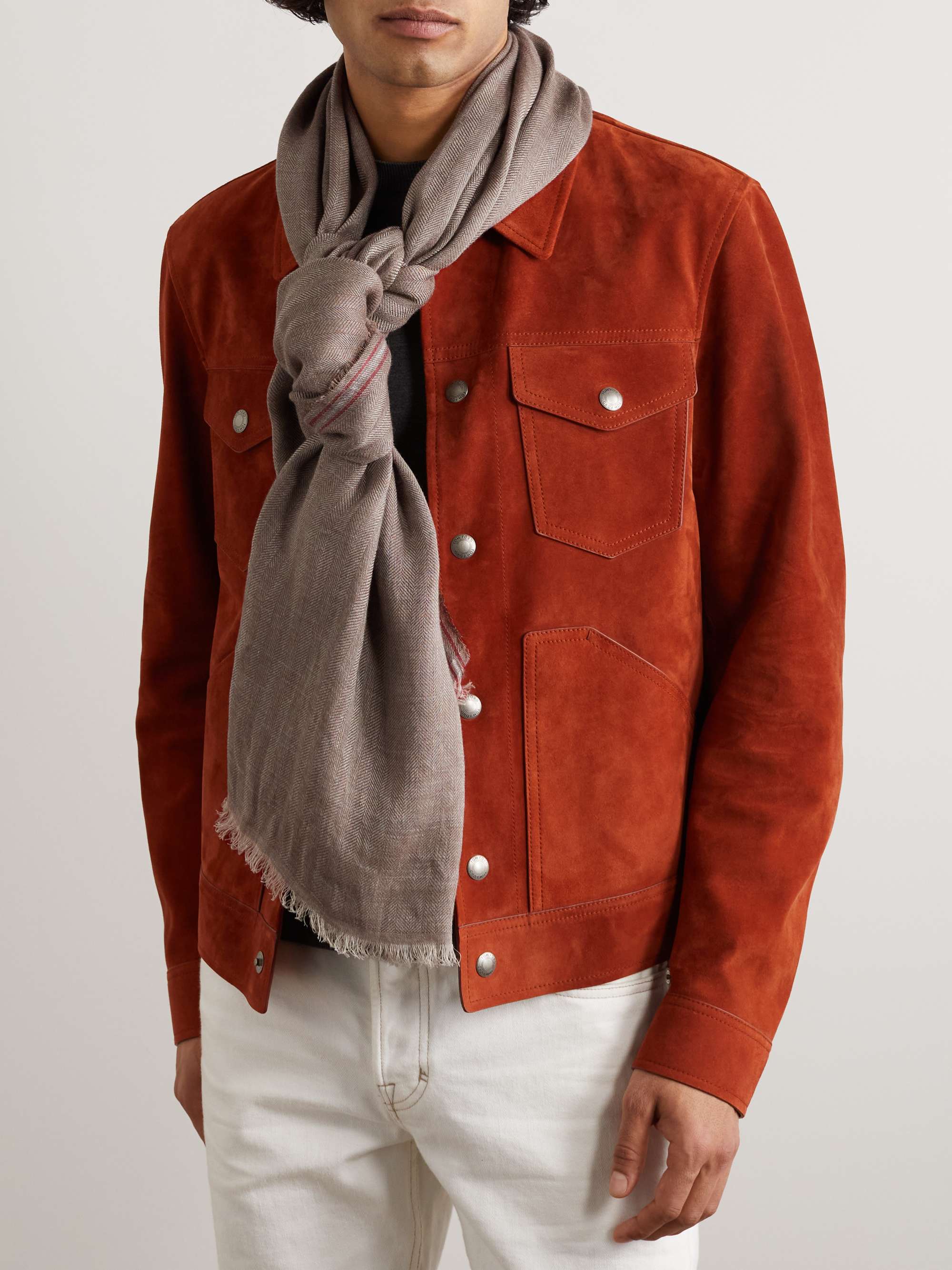 BRUNELLO CUCINELLI Linen Scarf