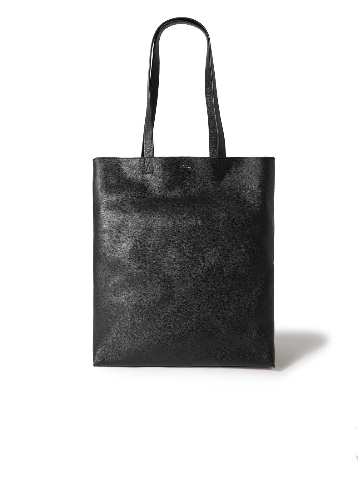 Cabas Maiko Logo-Print Leather Tote Bag