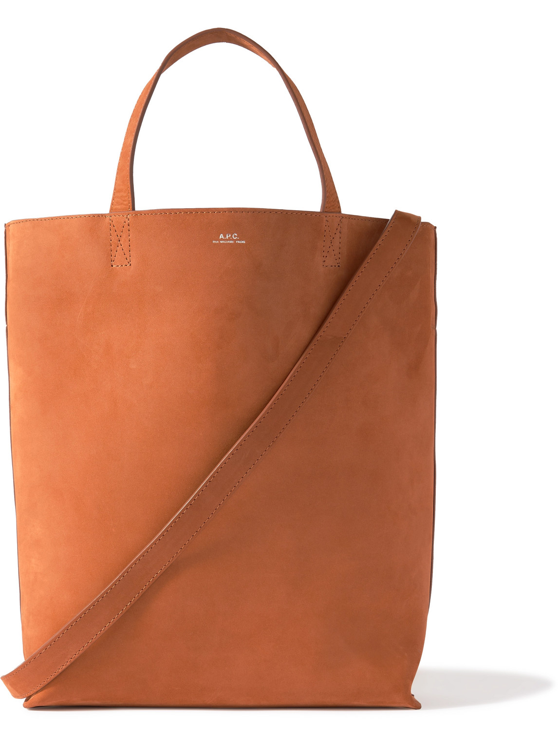 Apc Cabas Maiko Medium Nubuck Tote Bag In Orange | ModeSens