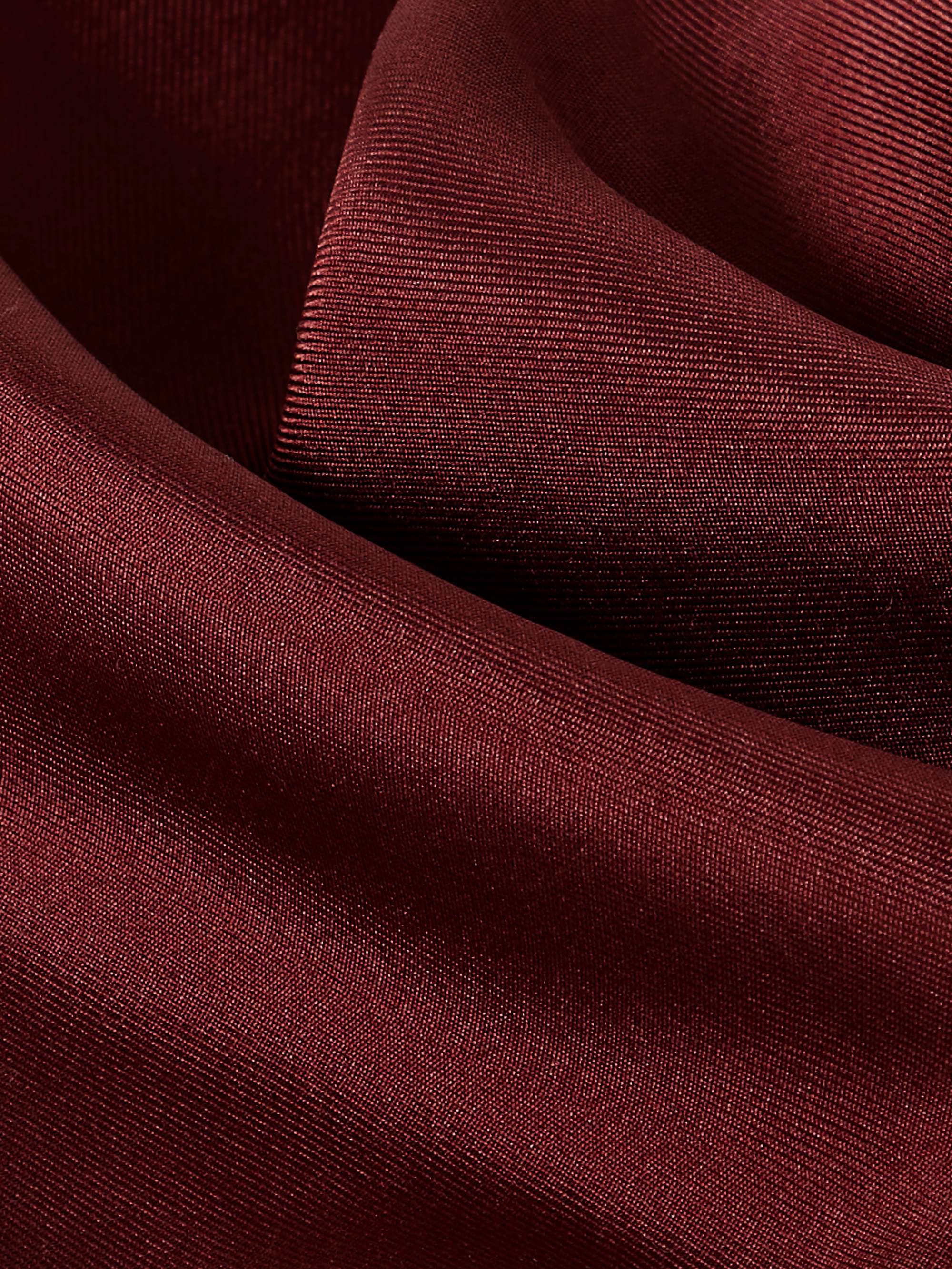 LANVIN Logo-Print Silk-Twill Pocket Square