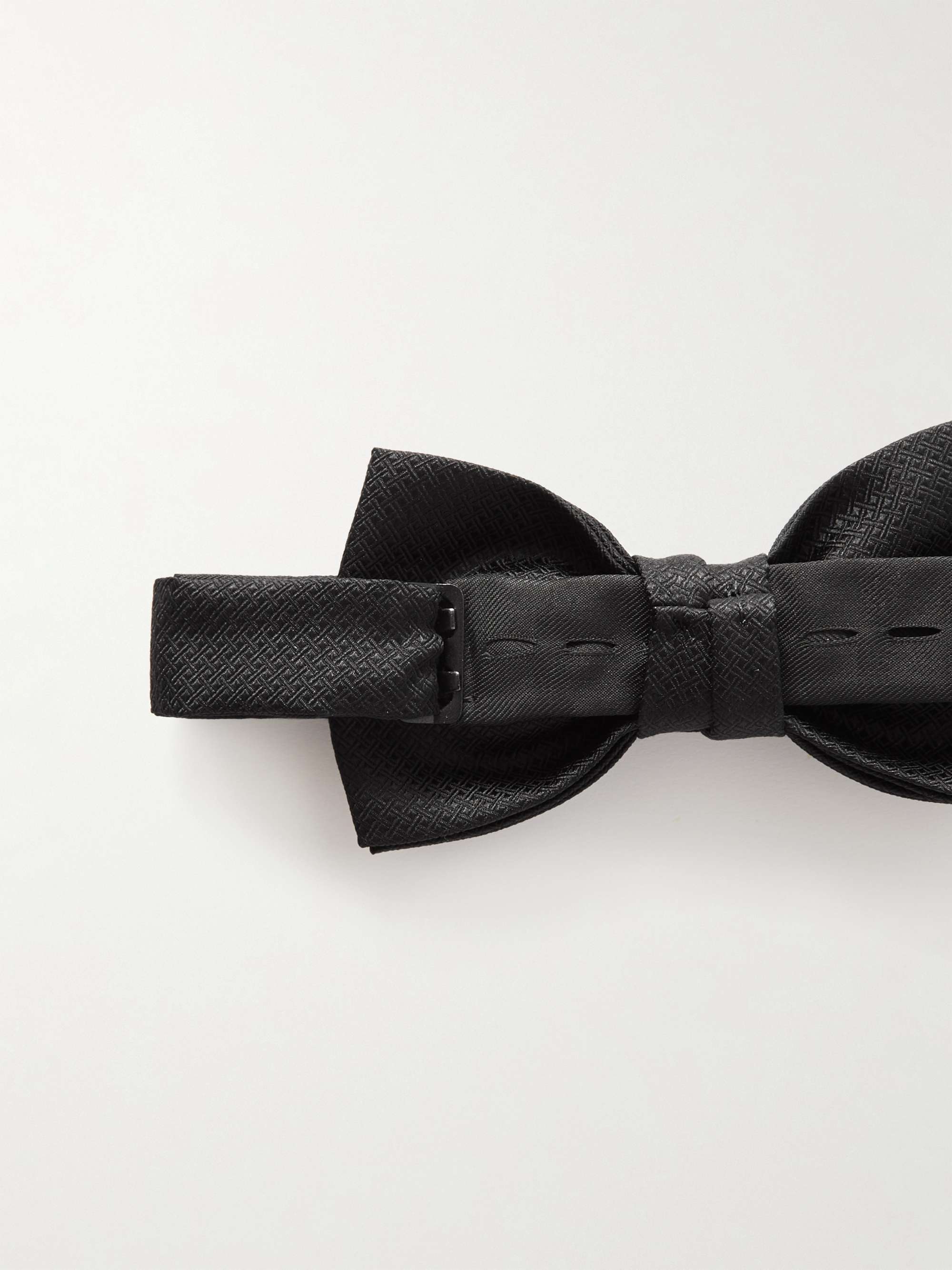 LANVIN Pre-Tied Silk-Jacquard Bow Tie