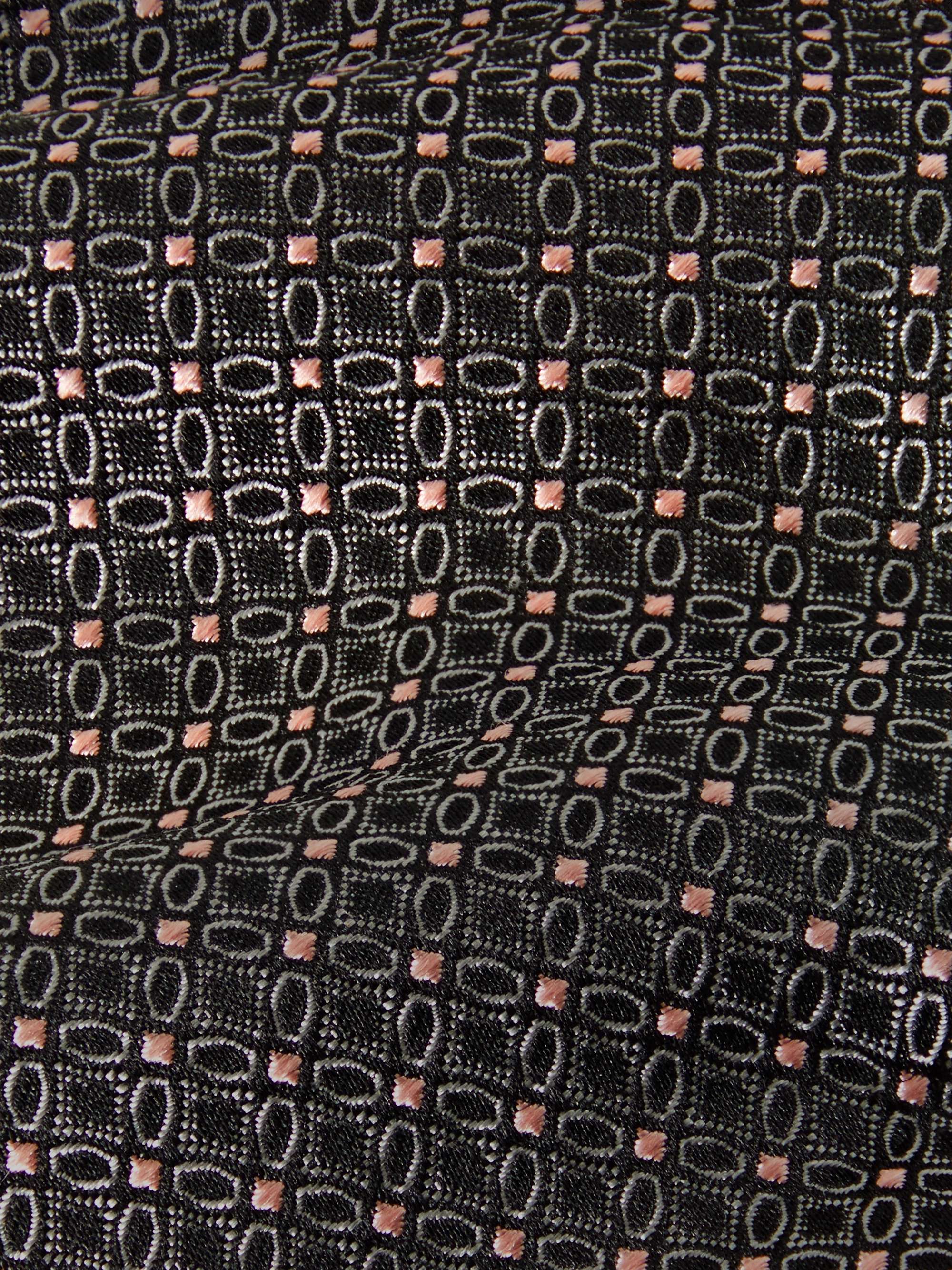 LANVIN Embroidered Silk Tie