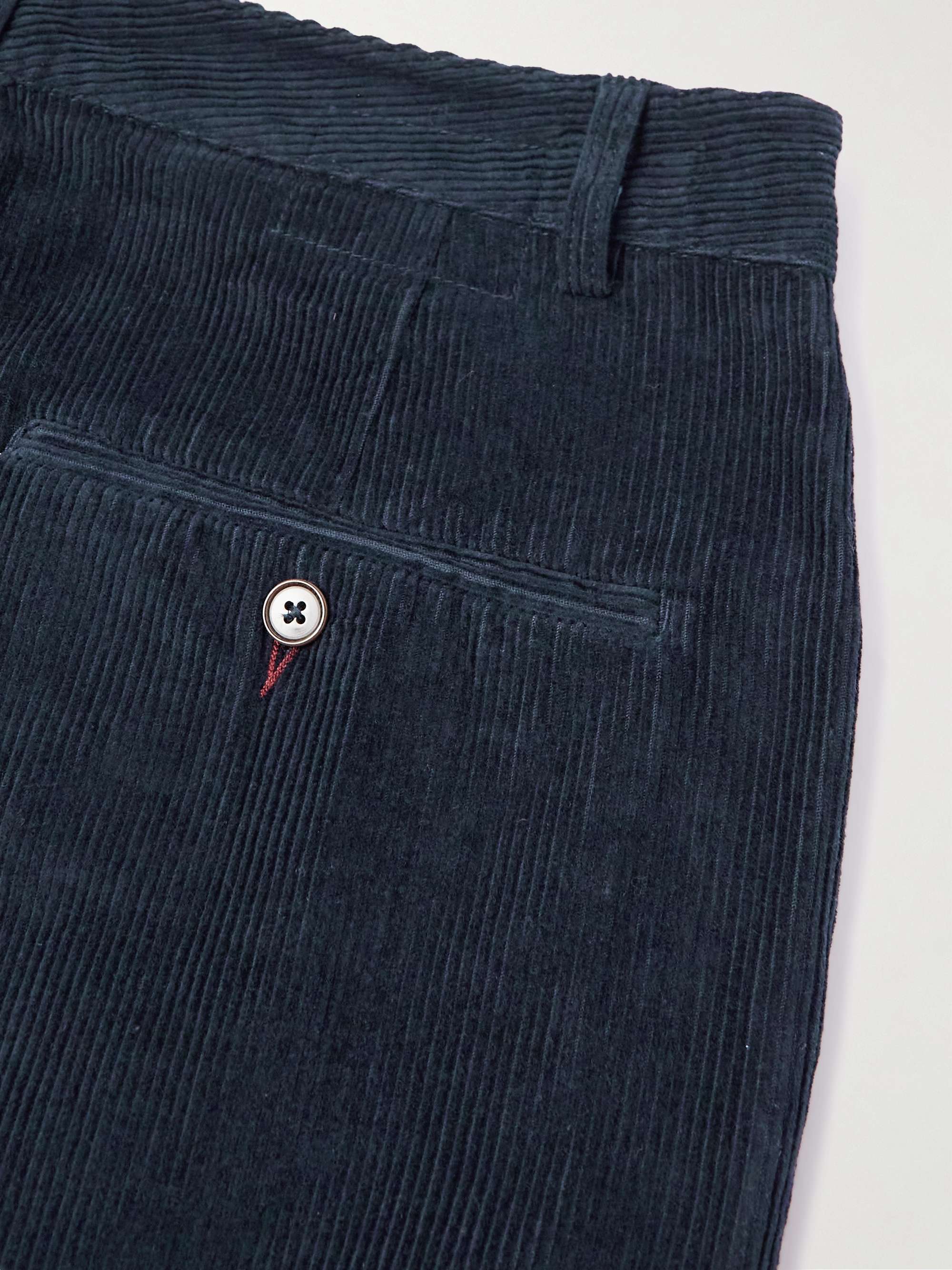 UNIVERSAL WORKS Kyoto Tapered Cotton-Corduroy Trousers