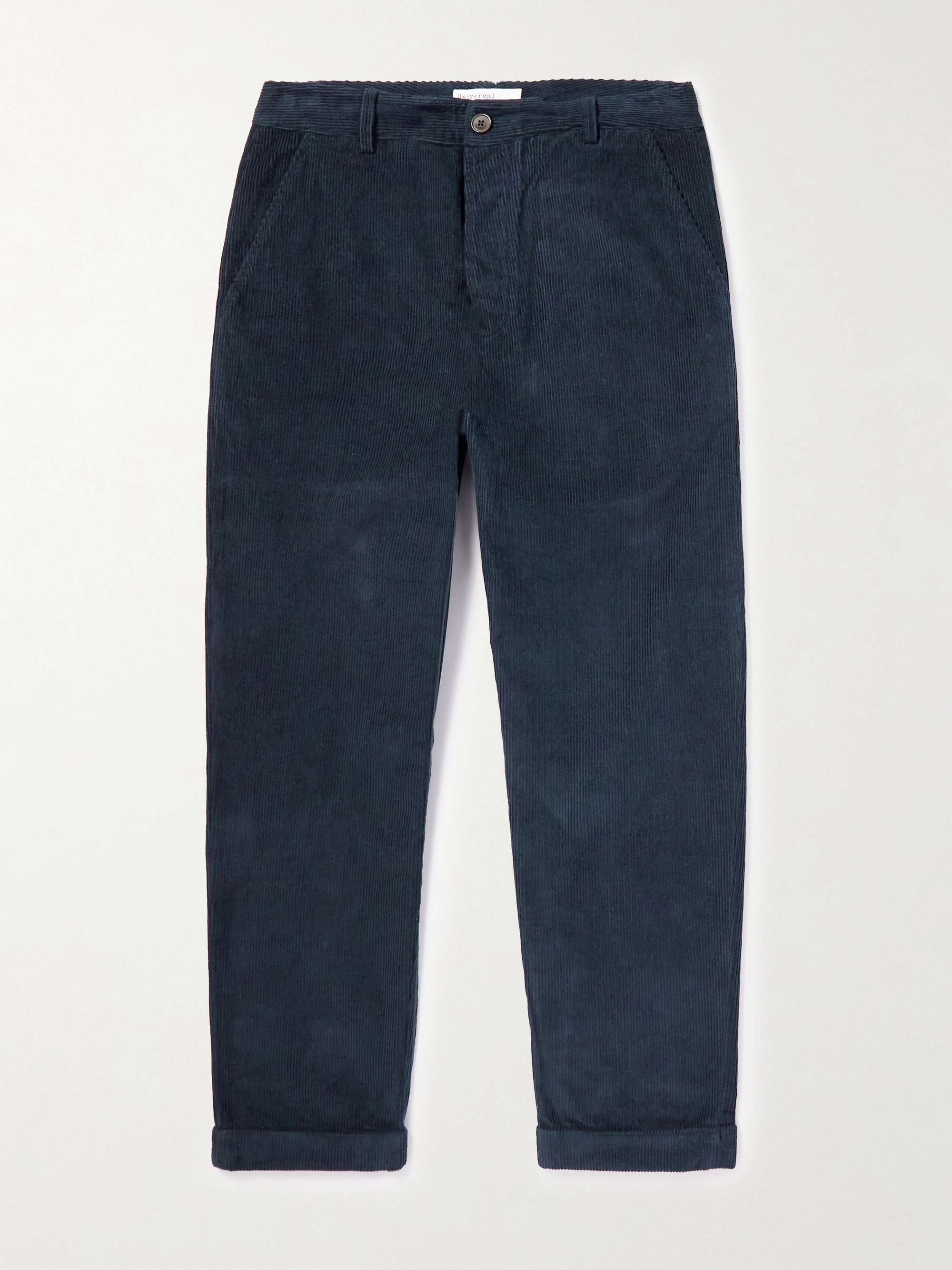 UNIVERSAL WORKS Kyoto Tapered Cotton-Corduroy Trousers