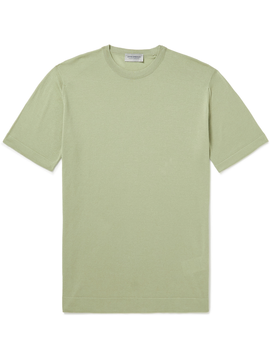 John Smedley Lorca Slim-fit Sea Island Cotton T-shirt In Green