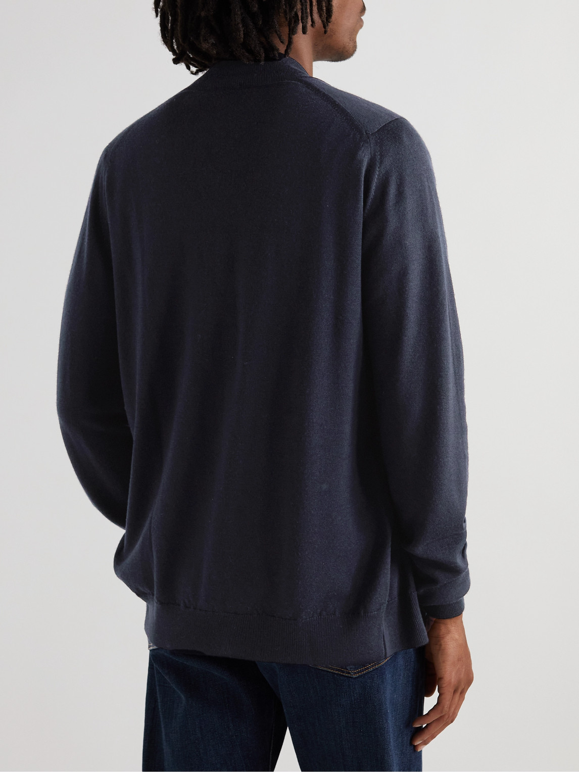 Claygate Slim-Fit Merino Wool Zip-Up Cardigan
