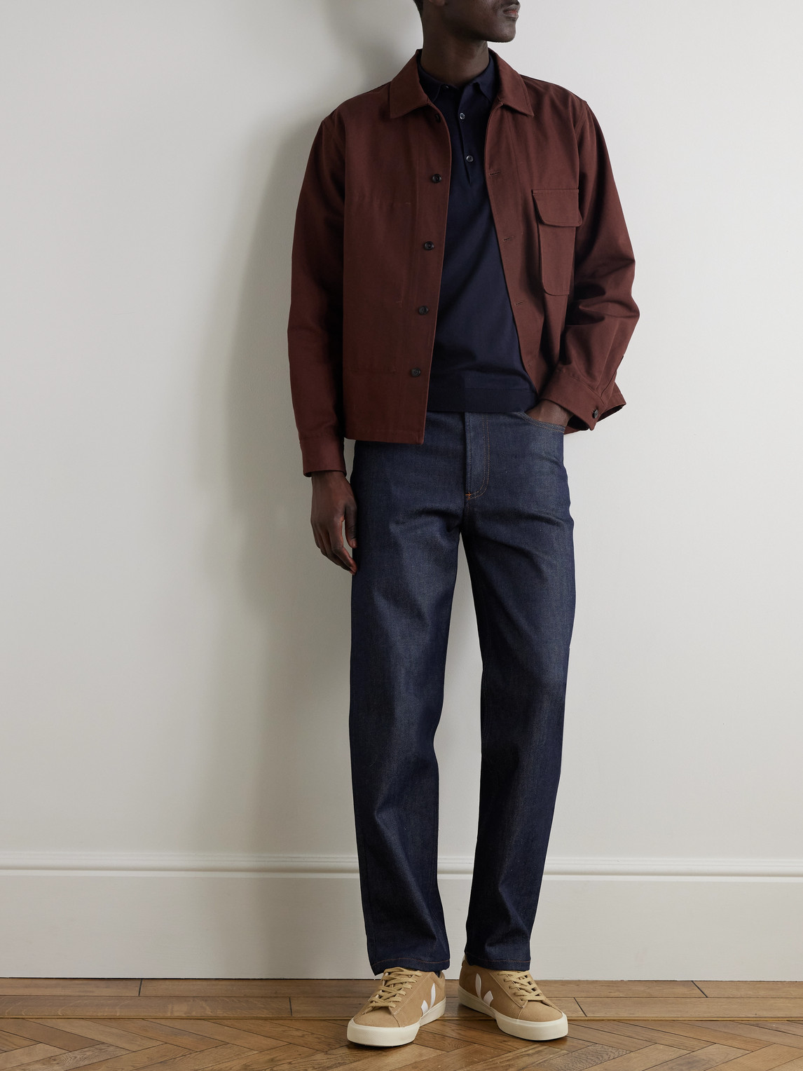 Adrian Slim-Fit Sea Island Cotton Polo Shirt — 2