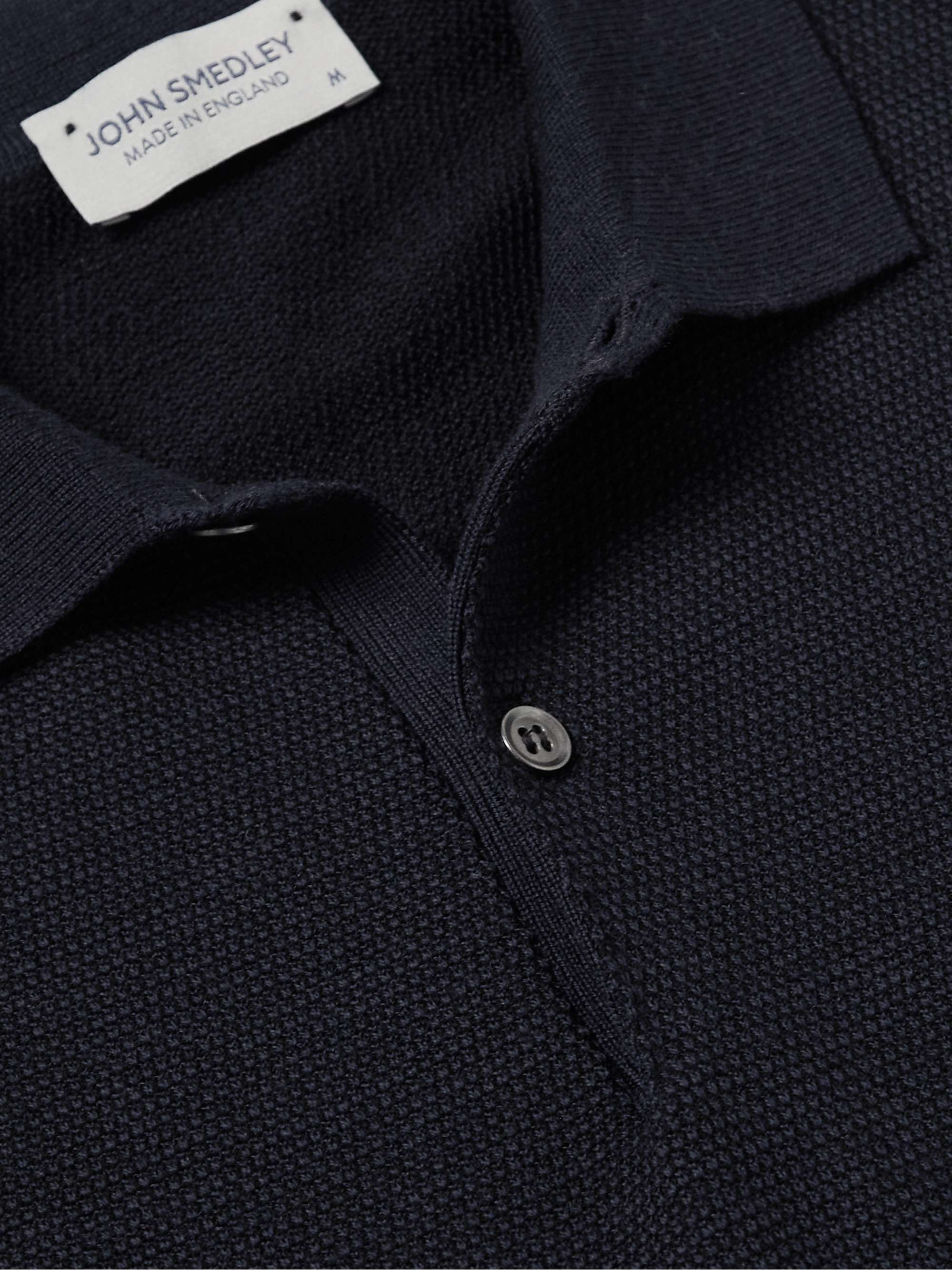14.Singular Slim-Fit Merino Wool-Piqué Polo Shirt