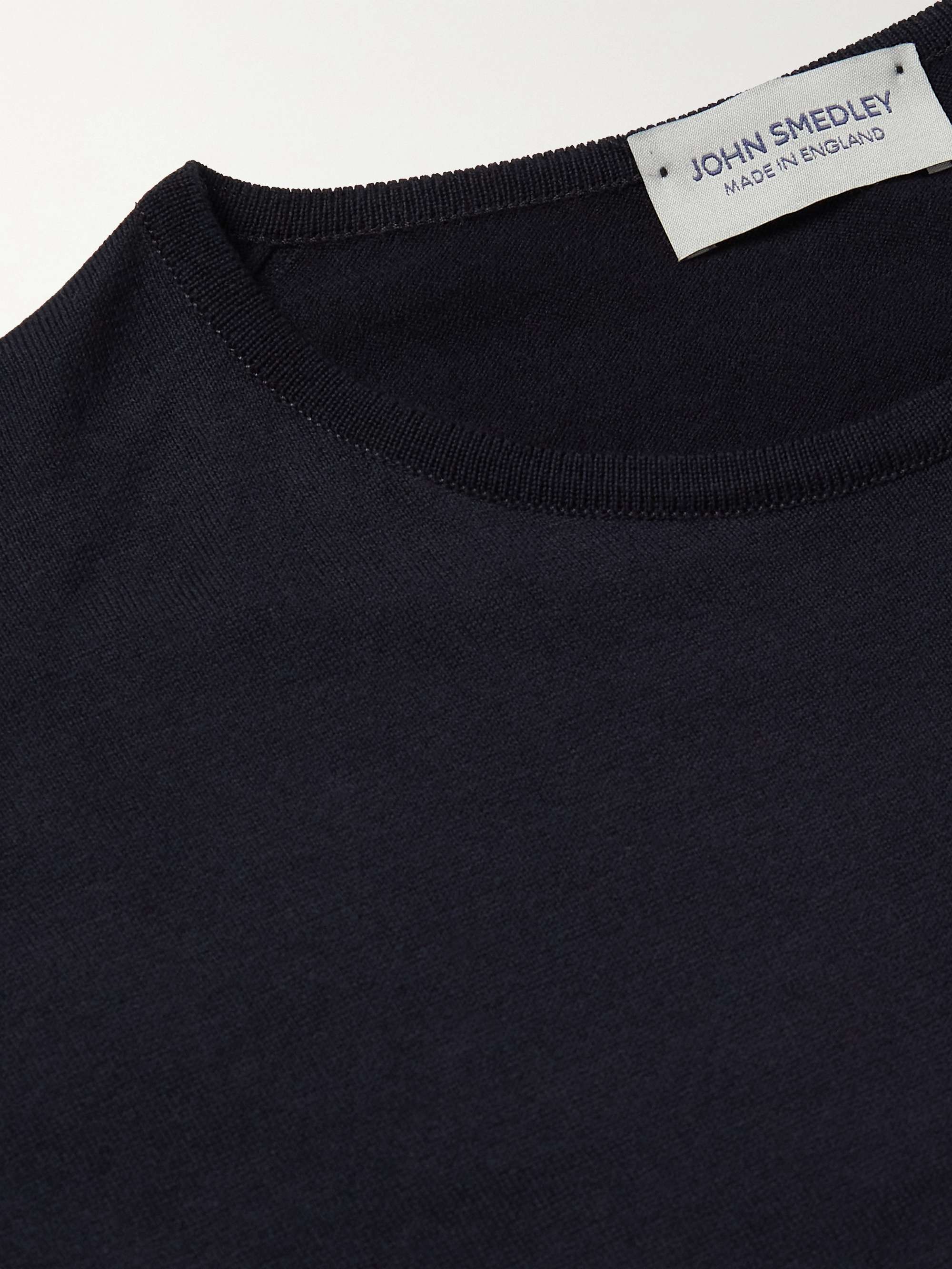 JOHN SMEDLEY Belden Slim-Fit Sea Island Cotton T-Shirt