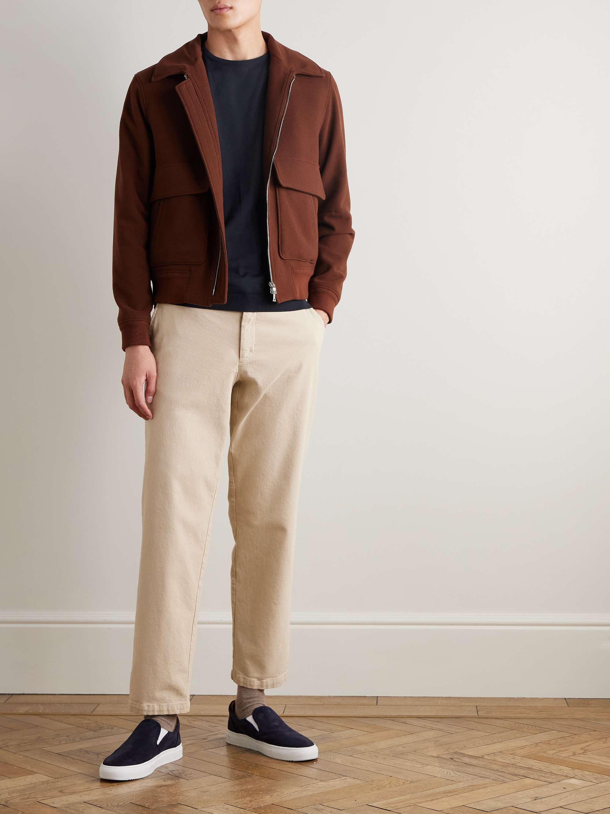 JOHN SMEDLEY Belden Slim-Fit Sea Island Cotton T-Shirt