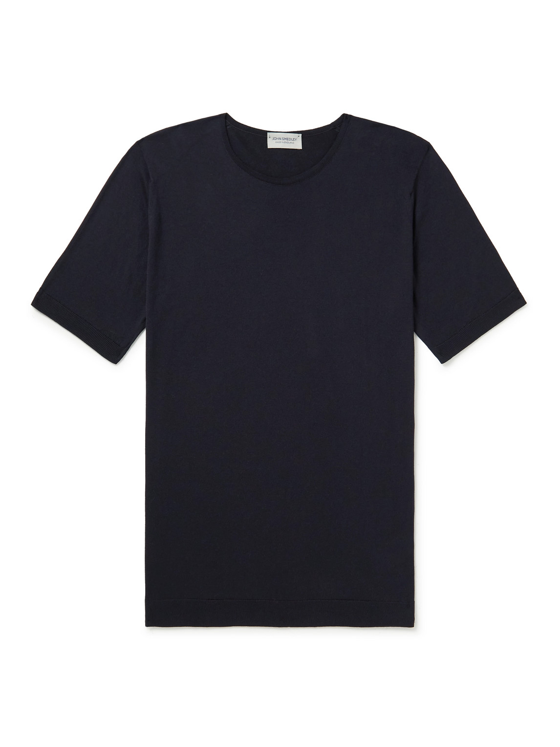 JOHN SMEDLEY BELDEN SLIM-FIT SEA ISLAND COTTON T-SHIRT