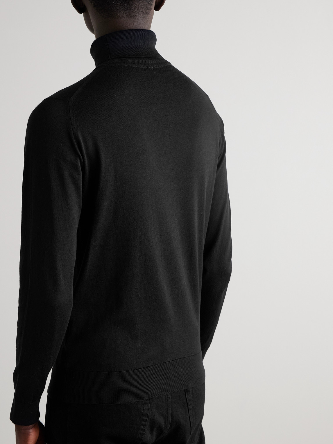 Hawley Slim-Fit Sea Island Cotton Rollneck Sweater