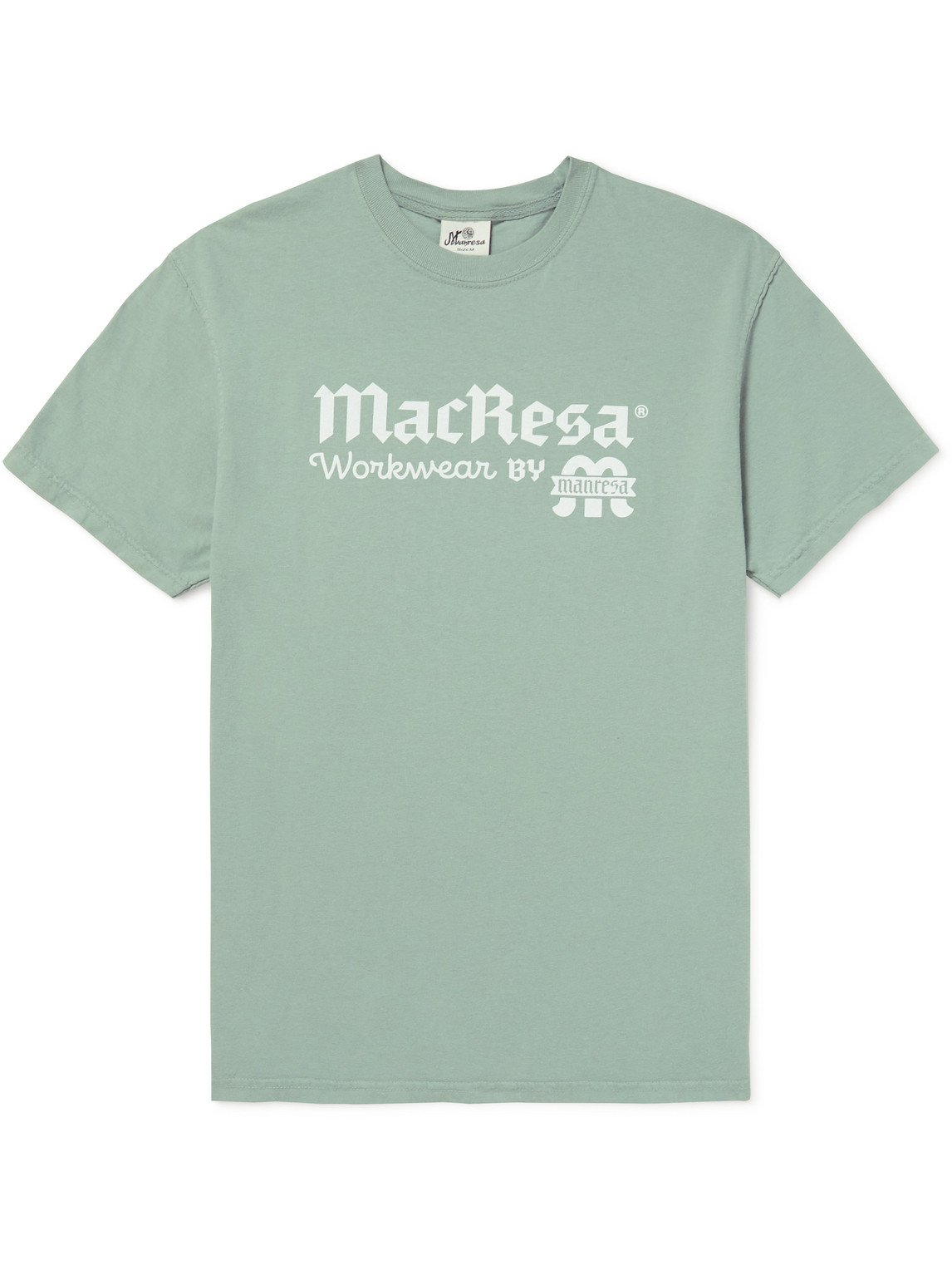 Manresa Logo-print Cotton-jersey T-shirt In Green