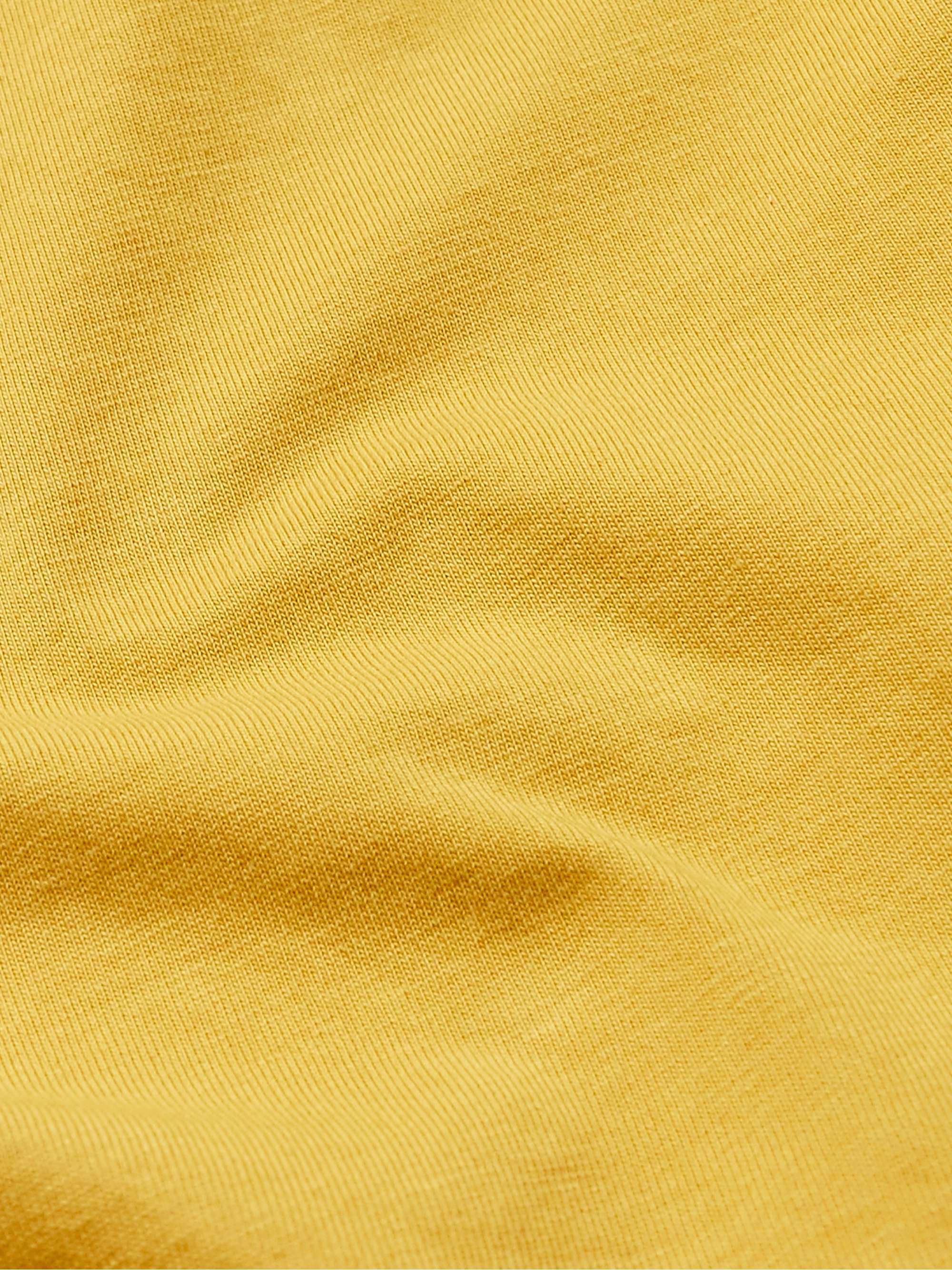 FRAME LogoEmbroidered CottonJersey TShirt for Men MR PORTER