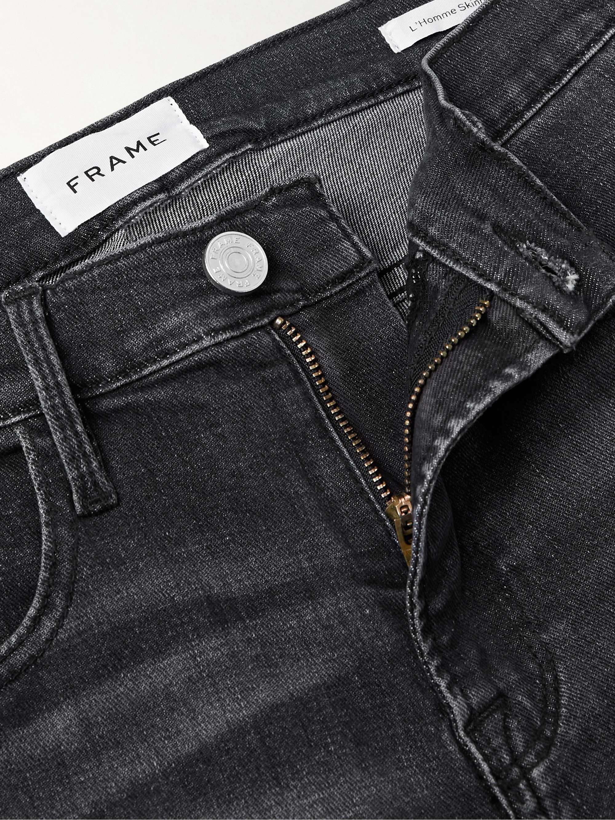 FRAME L'Homme Skinny-Fit Stretch-Denim Jeans