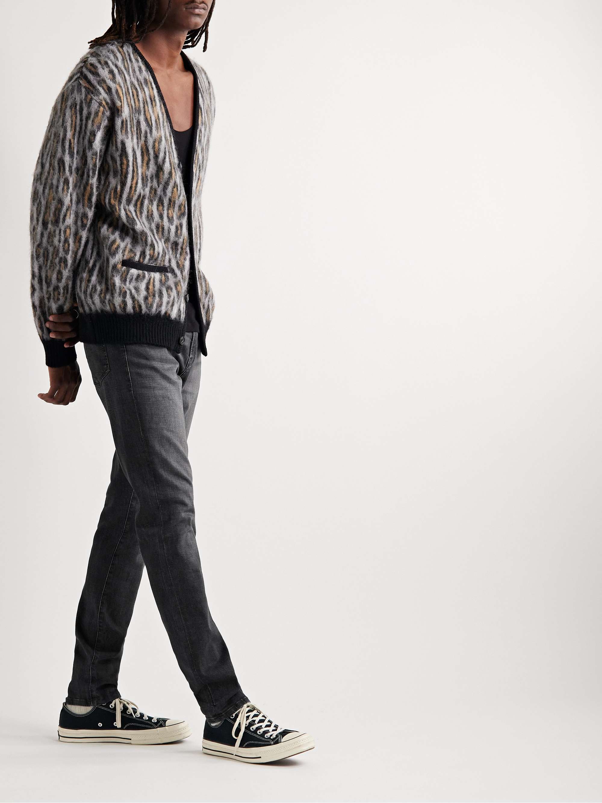 FRAME L'Homme Skinny-Fit Stretch-Denim Jeans