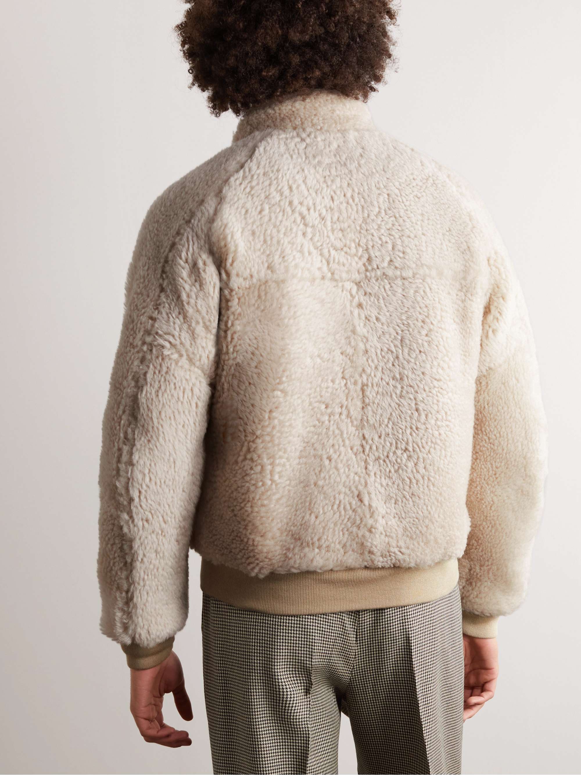 BARACUTA G9 Shearling Harrington Jacket