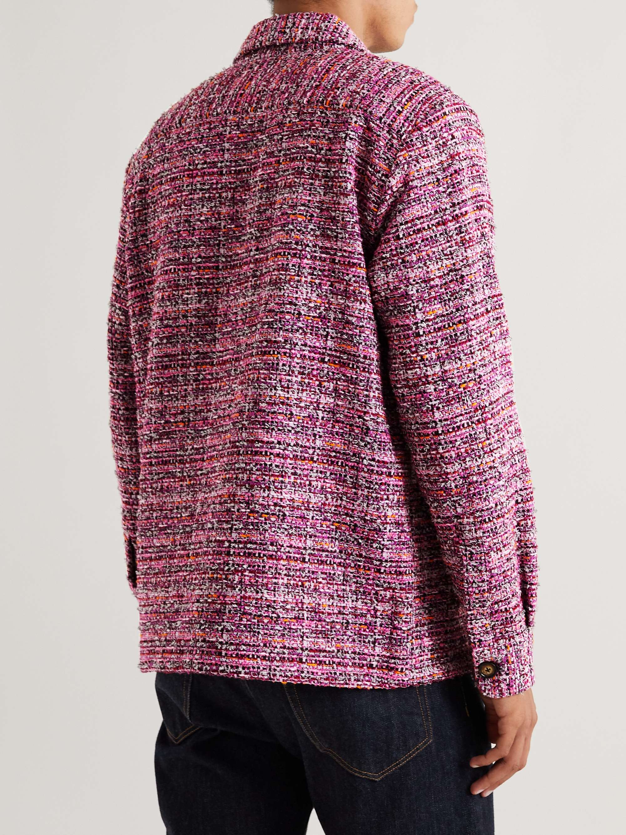 PORTUGUESE FLANNEL Moscatel Cotton-Blend Bouclé Shirt Jacket