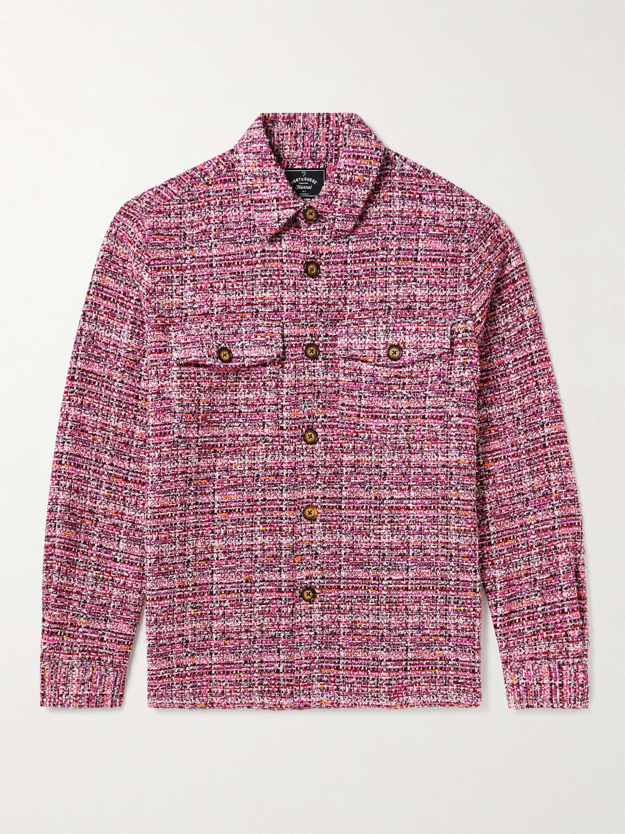 PORTUGUESE FLANNEL Moscatel Cotton-Blend Bouclé Shirt Jacket