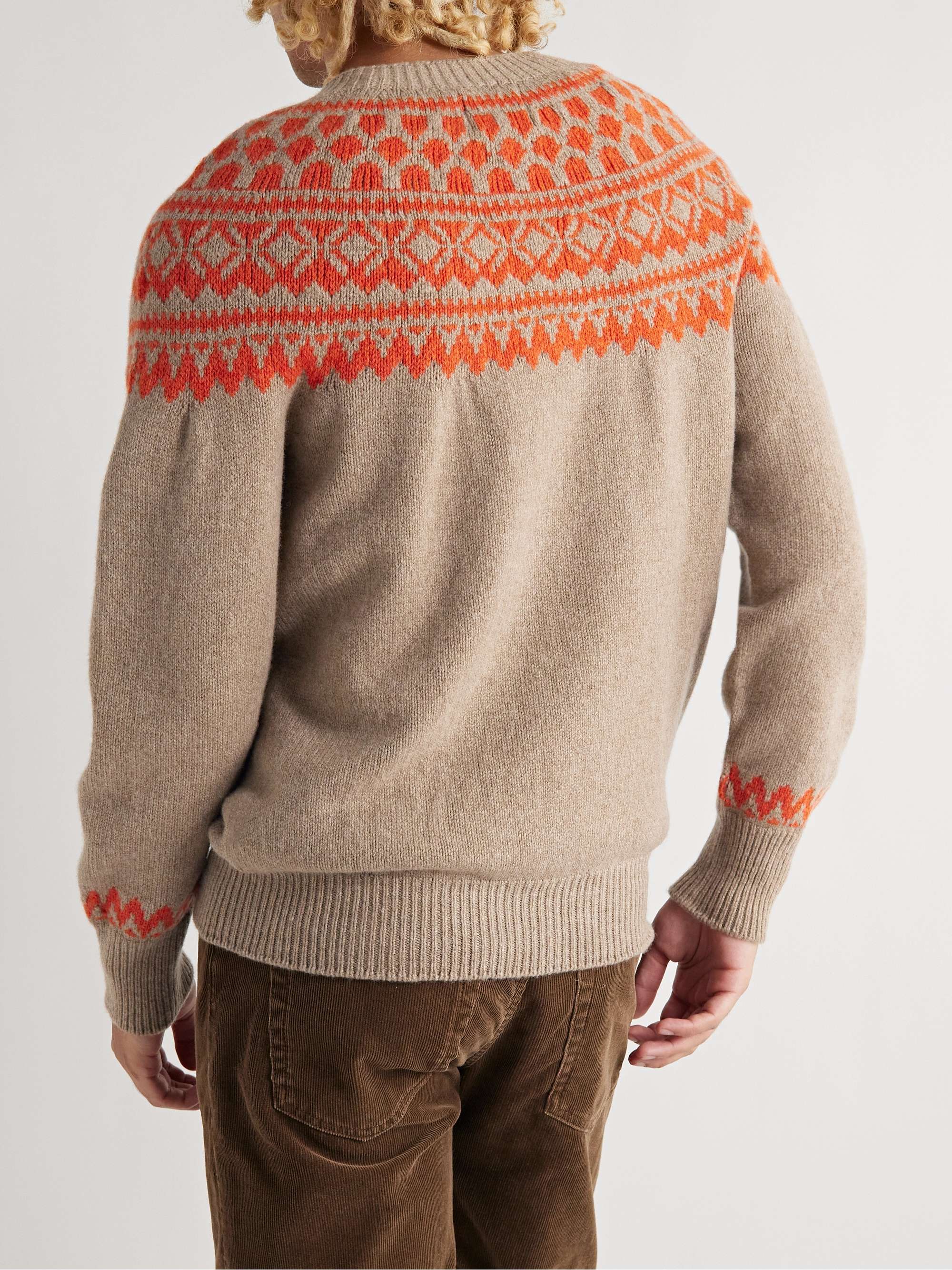 HOWLIN' Strangers in Space Fair Isle Wool Sweater